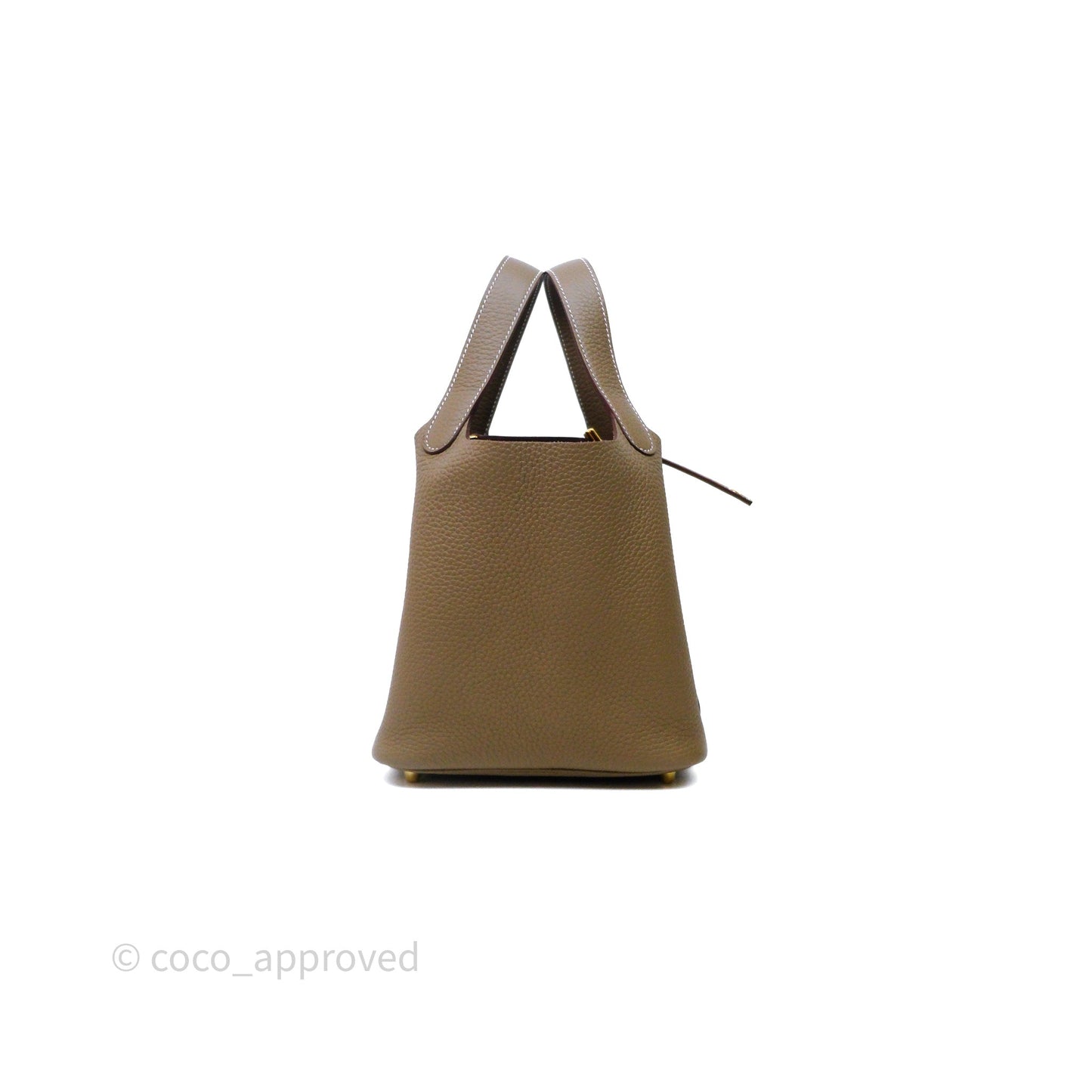 Hermès Picotin Lock 18 Etoupe Clemence Gold Hardware