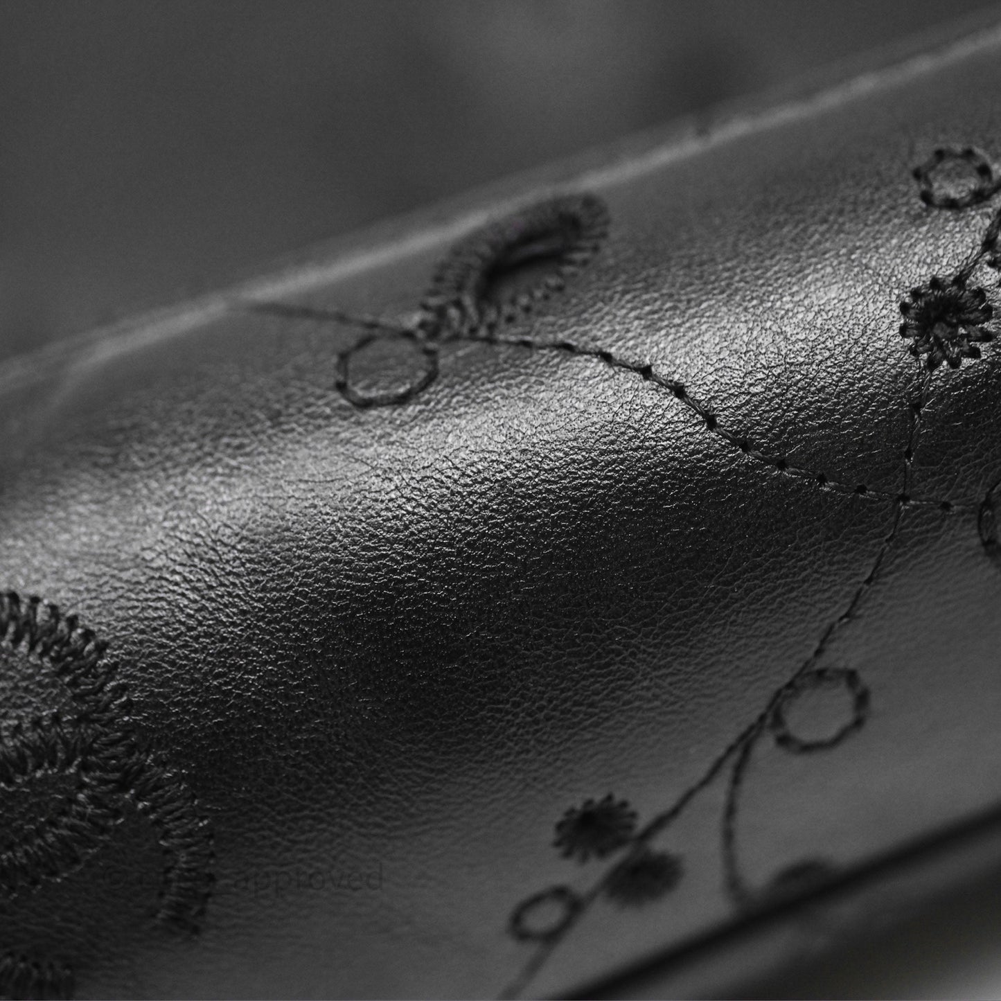 Chanel Embroidered Butterfly Flap Black Lambskin Ruthenium Hardware