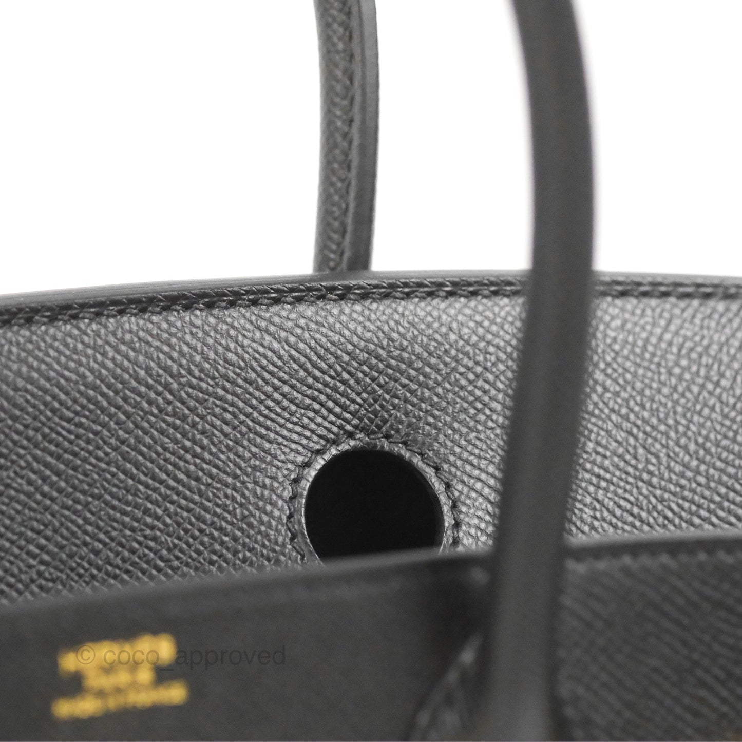 Hermès Birkin 30 Black Epsom Gold Hardware