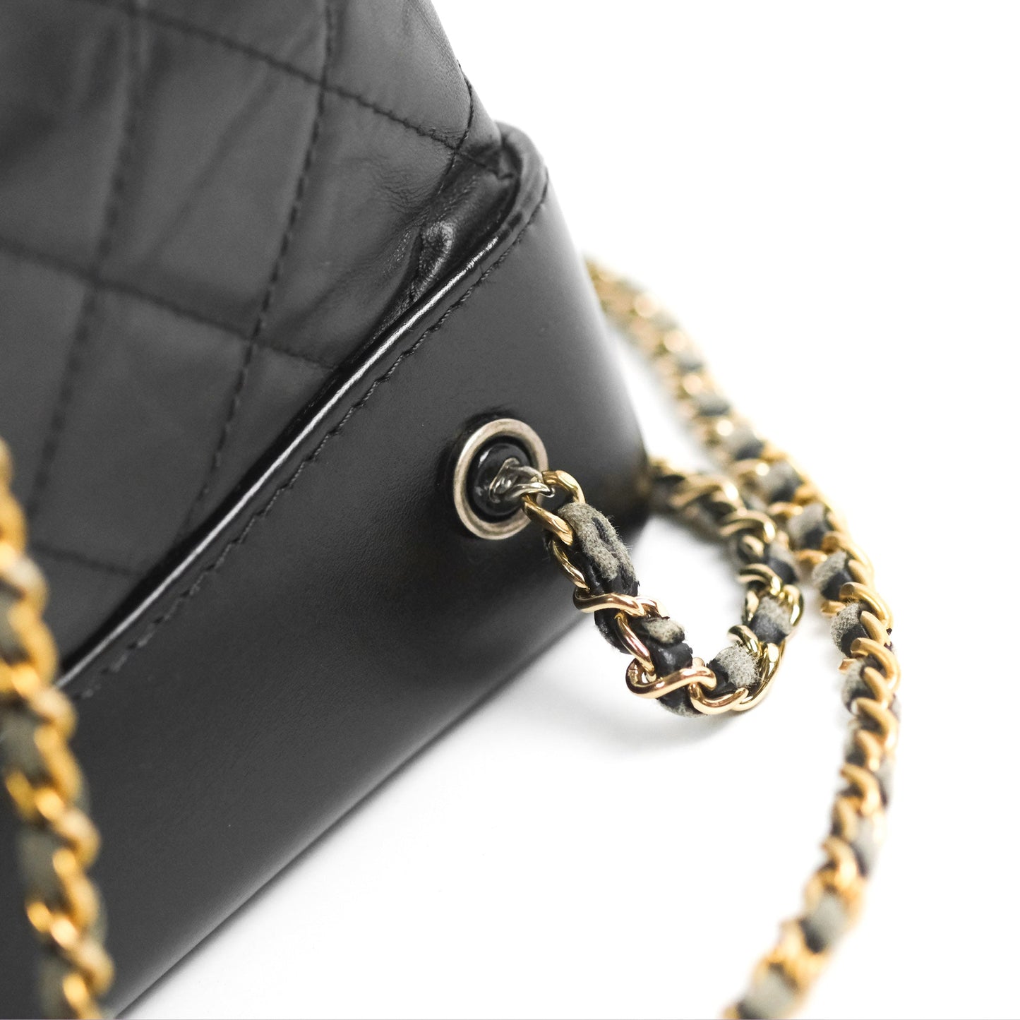 Chanel Medium Gabrielle Backpack Black Aged Calfskin