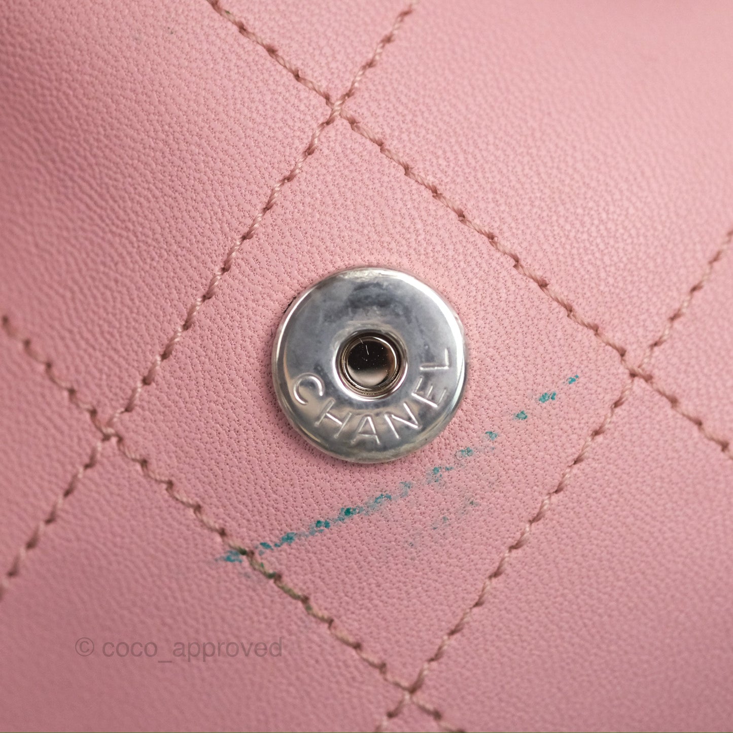 Chanel Coco Splash Blue/Green/Pink PVC Shopping Tote Bag