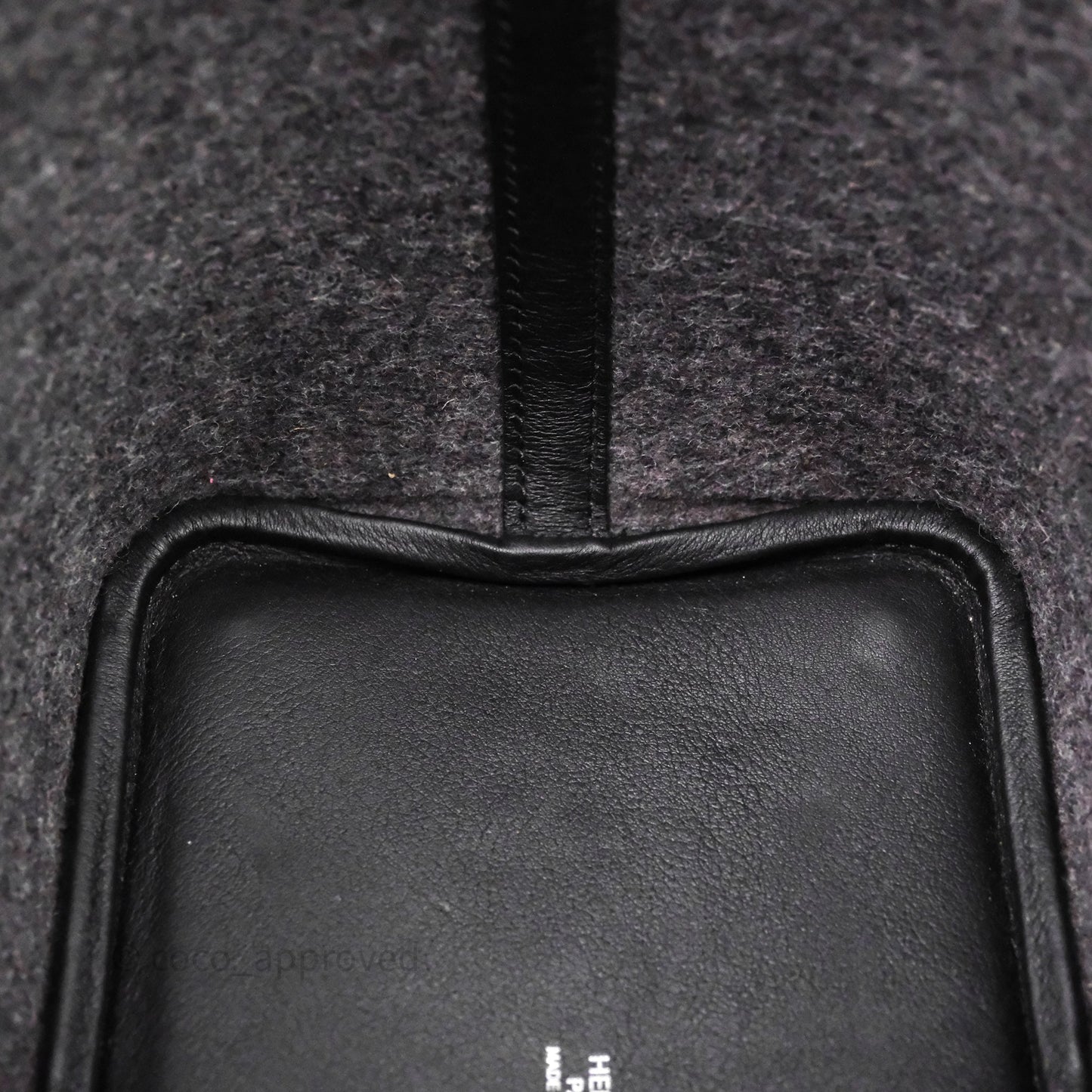 Hermes Picotin 18 Wool Gris Palladium Hardware