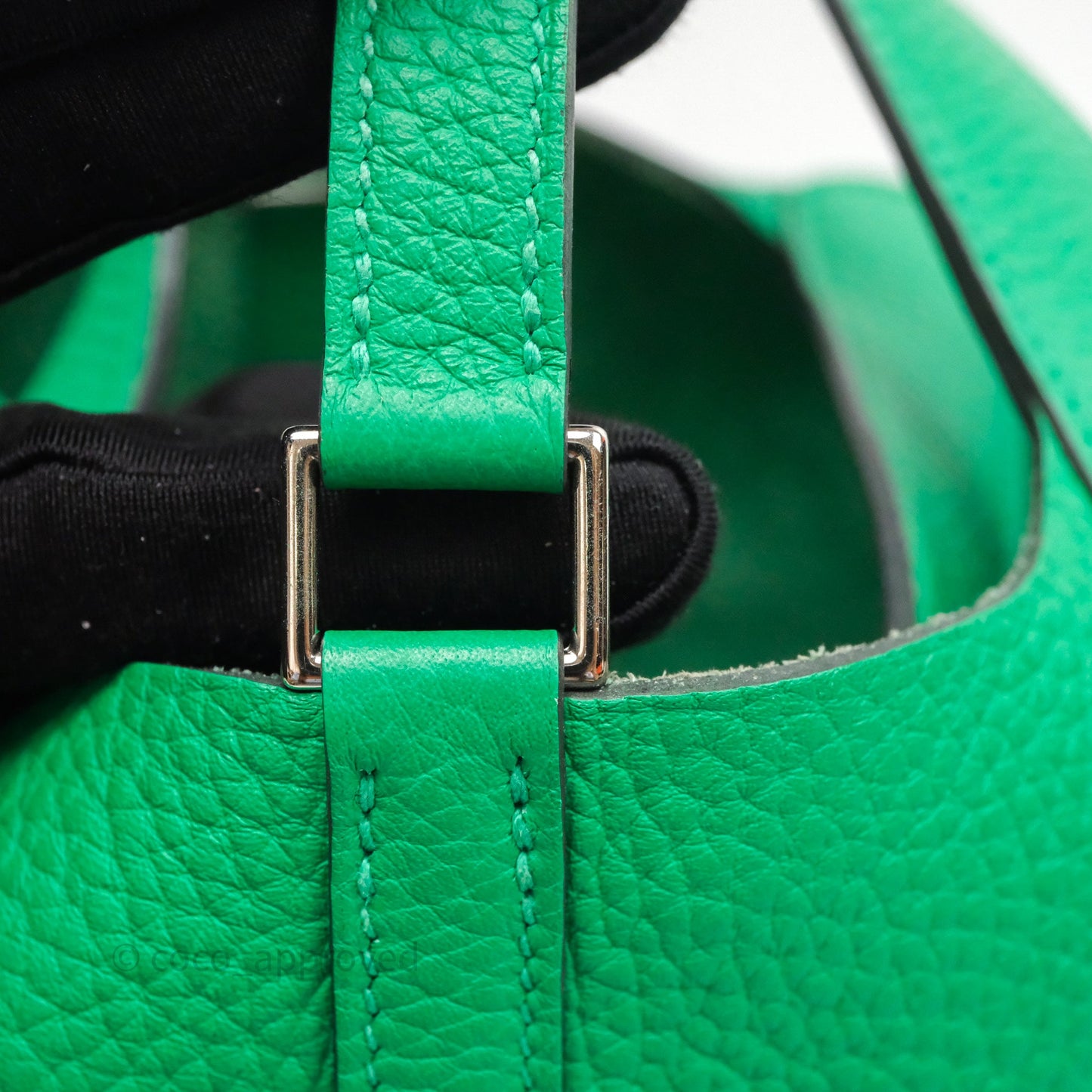 Hermès Picotin 18 Vert Jade 16 Clemence Palladium Hardware
