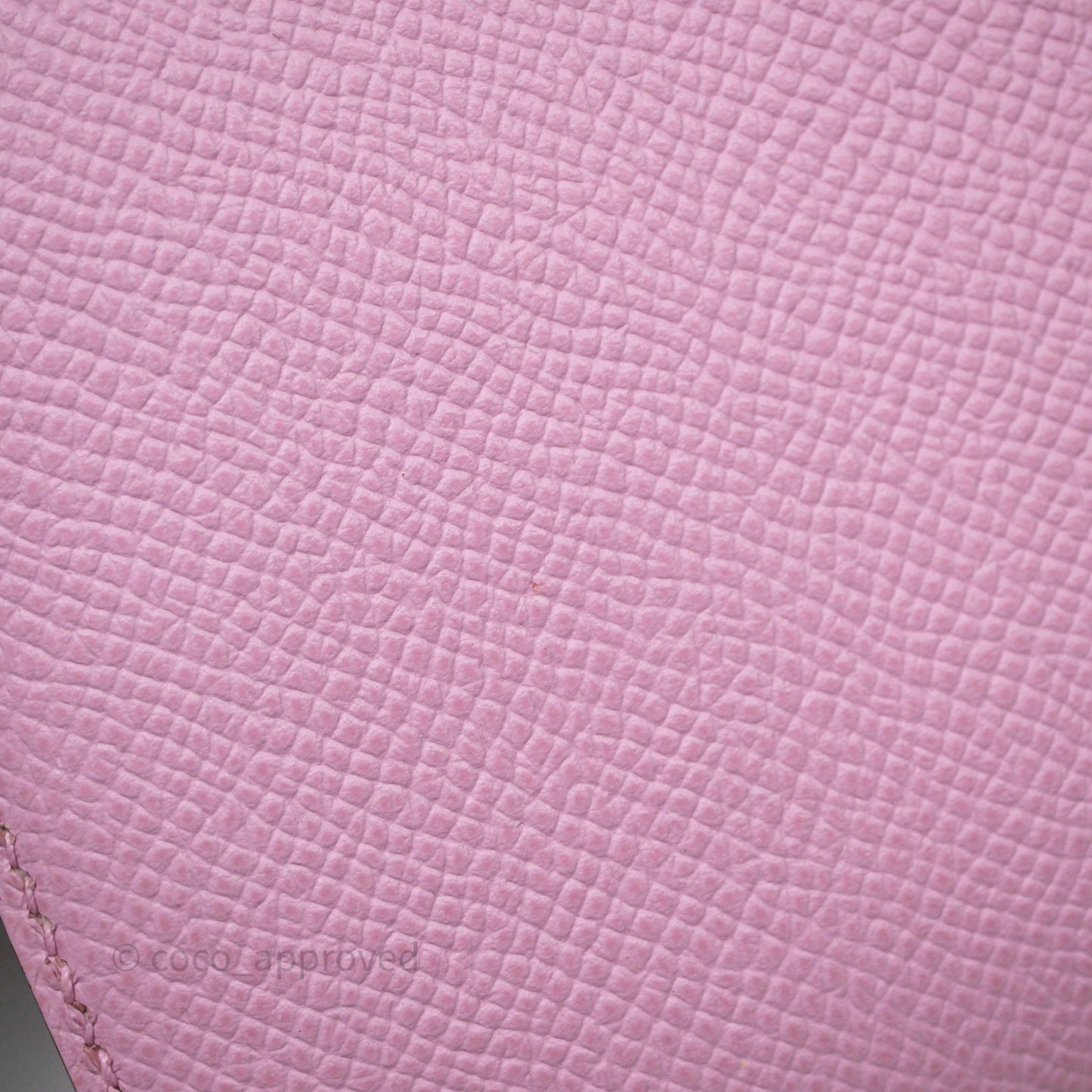 Hermès Constance To Go Wallet Mauve Sylvestre X9 Epsom Palladium hardware