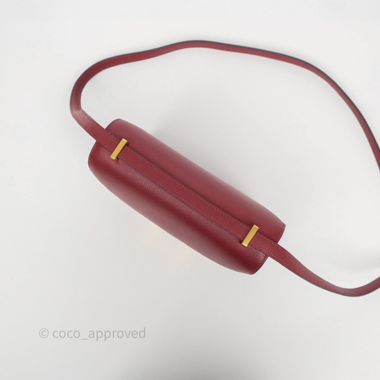 Hermès Constance Mini 18cm Rouge Grenat K1 Epsom Gold Hardware