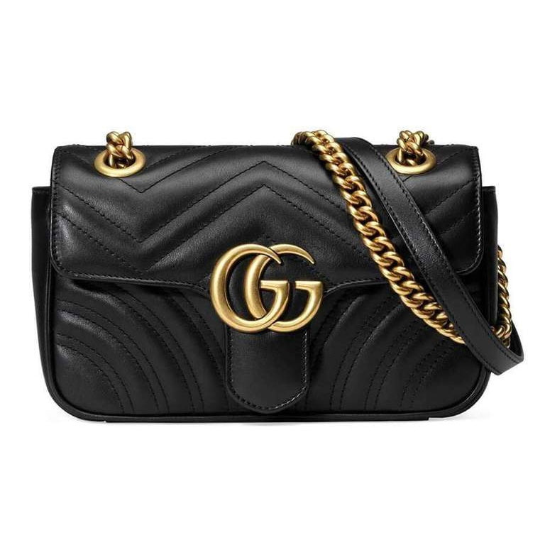 Women's Luxury Gucci GG Marmont matelassé mini bag