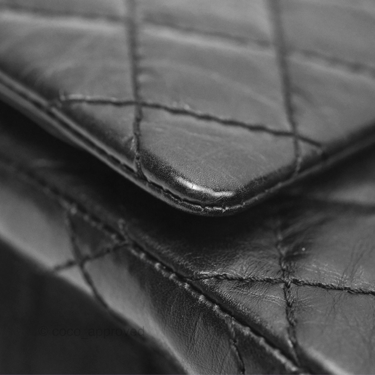 Chanel Reissue 225 Quilted Black Aged Calfskin Aged Gold Hardware