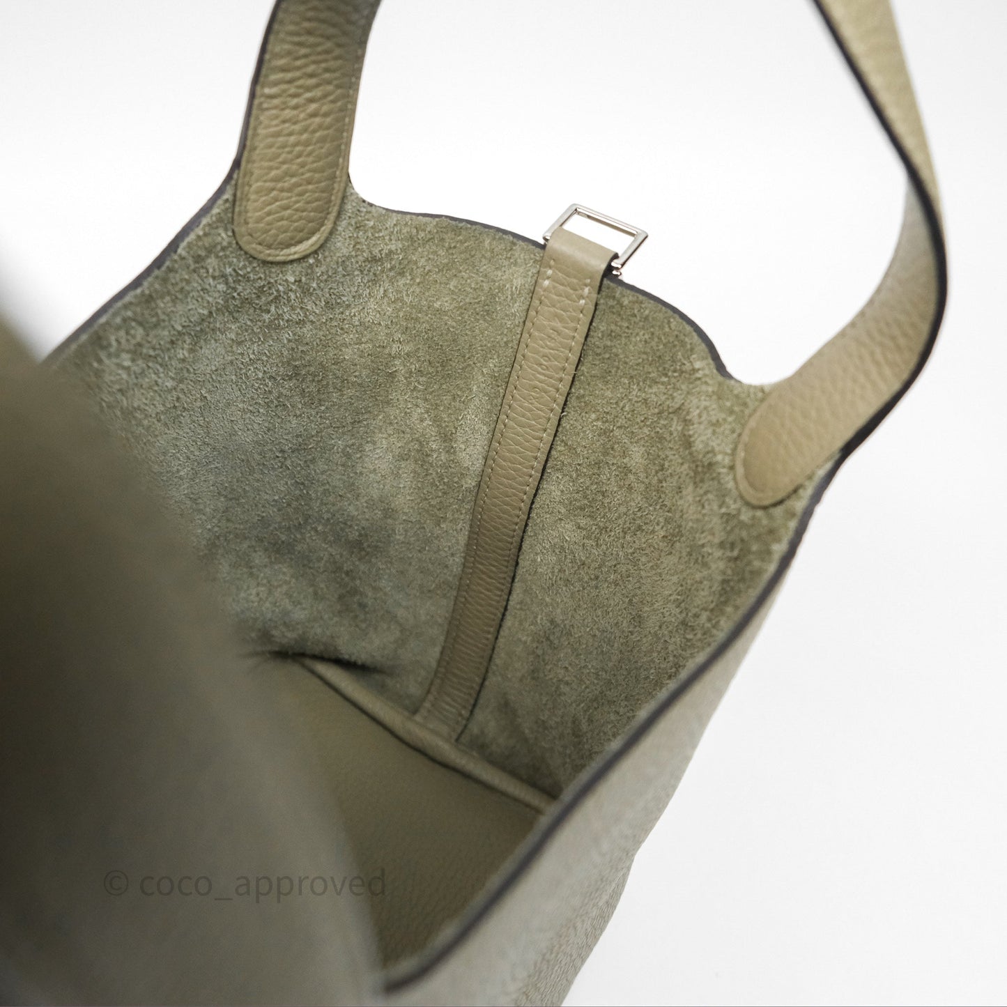 Hermès Picotin Lock 18 Sauge Q1 Clemence Palladium Hardware