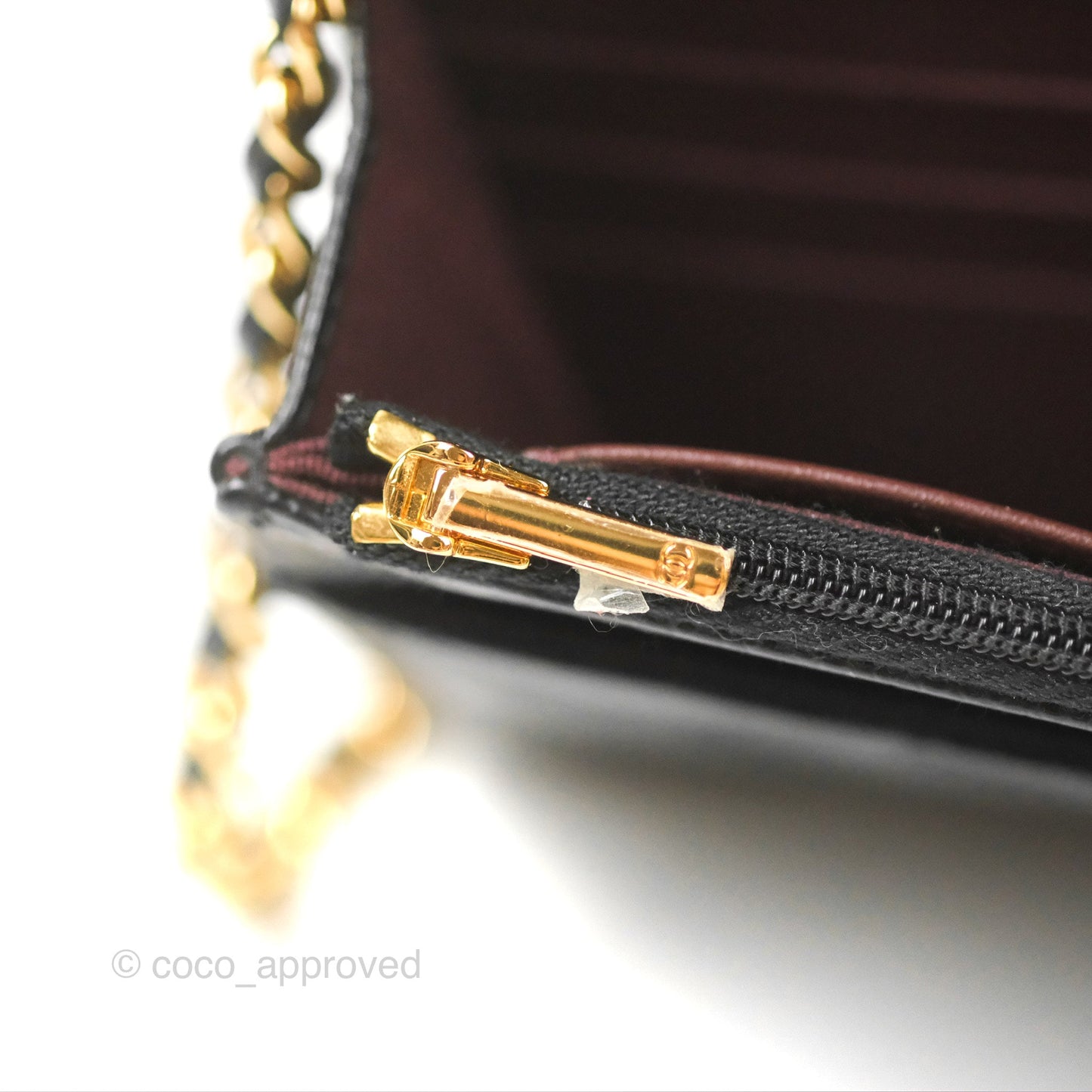 Chanel Classic Quilted WOC Black Caviar Gold Hardware