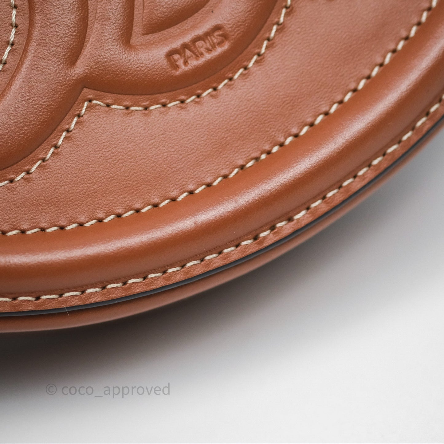 Celine Mini Oval Bag Cuir Triomphe Tan Calfskin