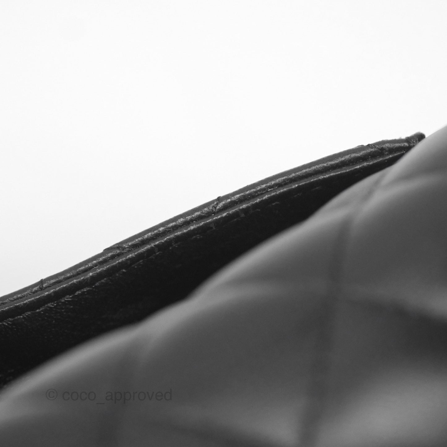 Chanel Mini Square Black Lambskin Gold Hardware