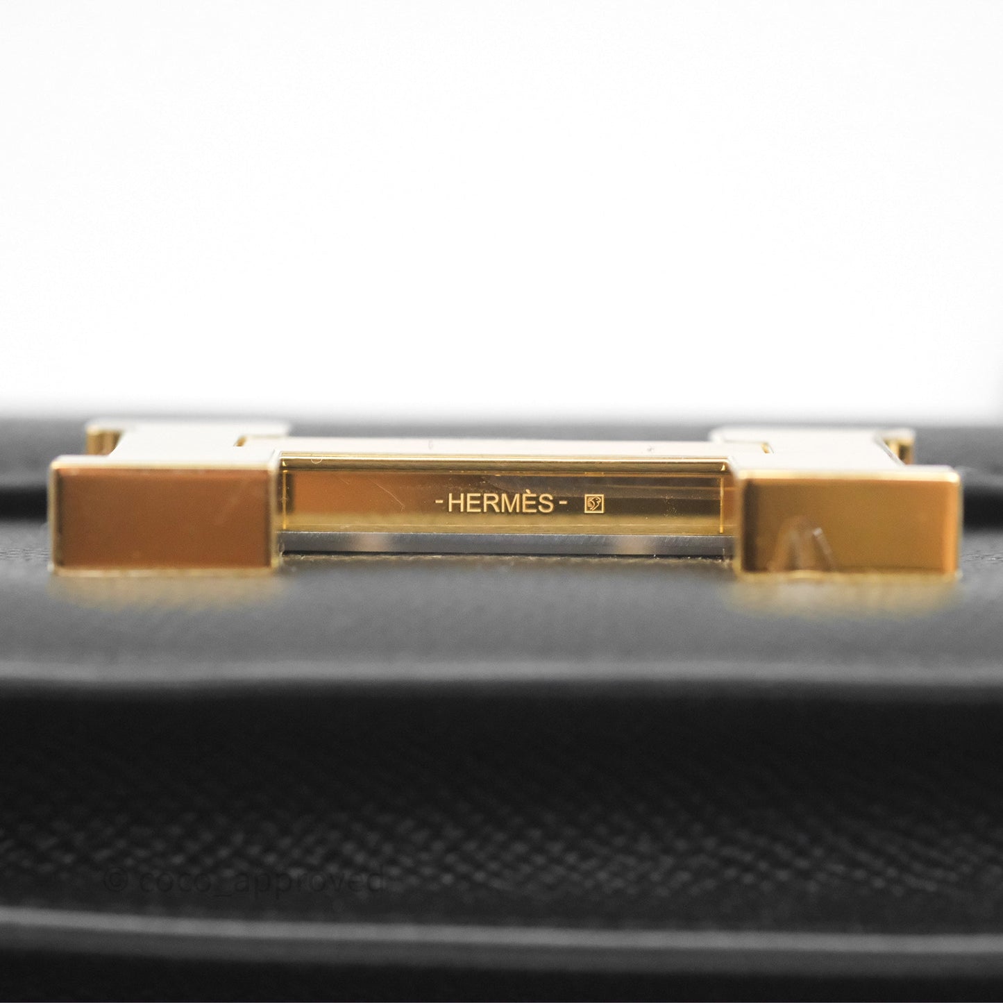 Hermès Constance Mini 18cm Black Noir 89 Epsom Gold Hardware