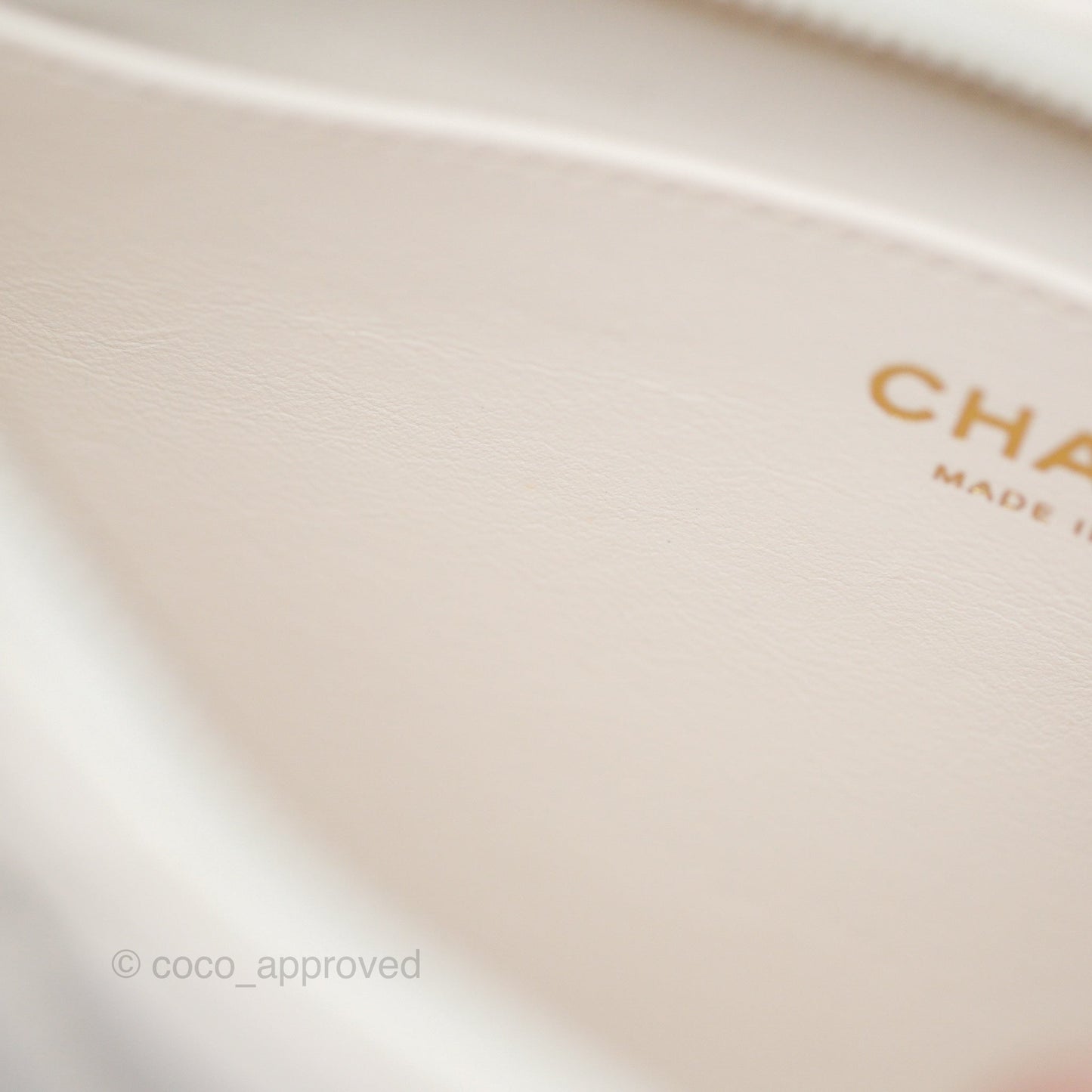 Chanel Hobo Bag White Aged Calfskin Aged Gold Hardware