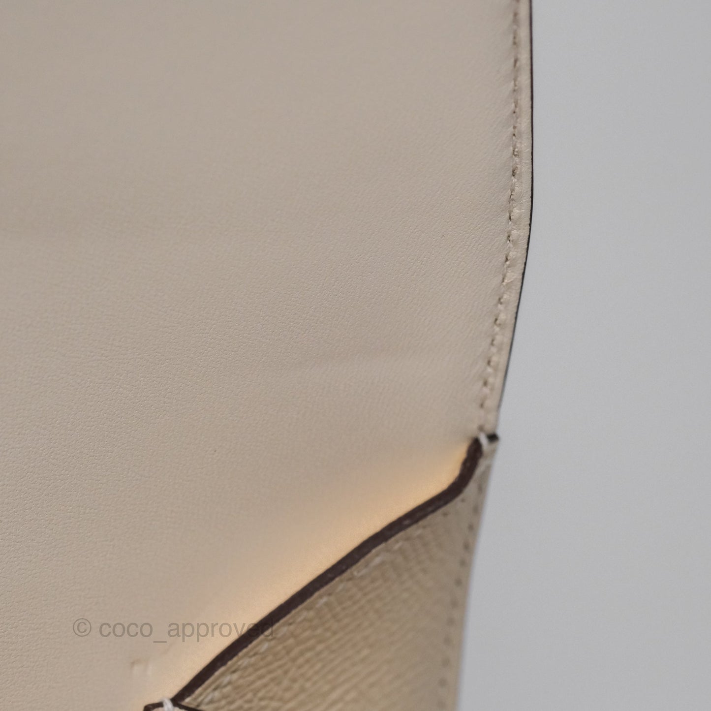 Hermès Della Cavalleria Mini Bag Nata I2 Epsom Palladium Hardware