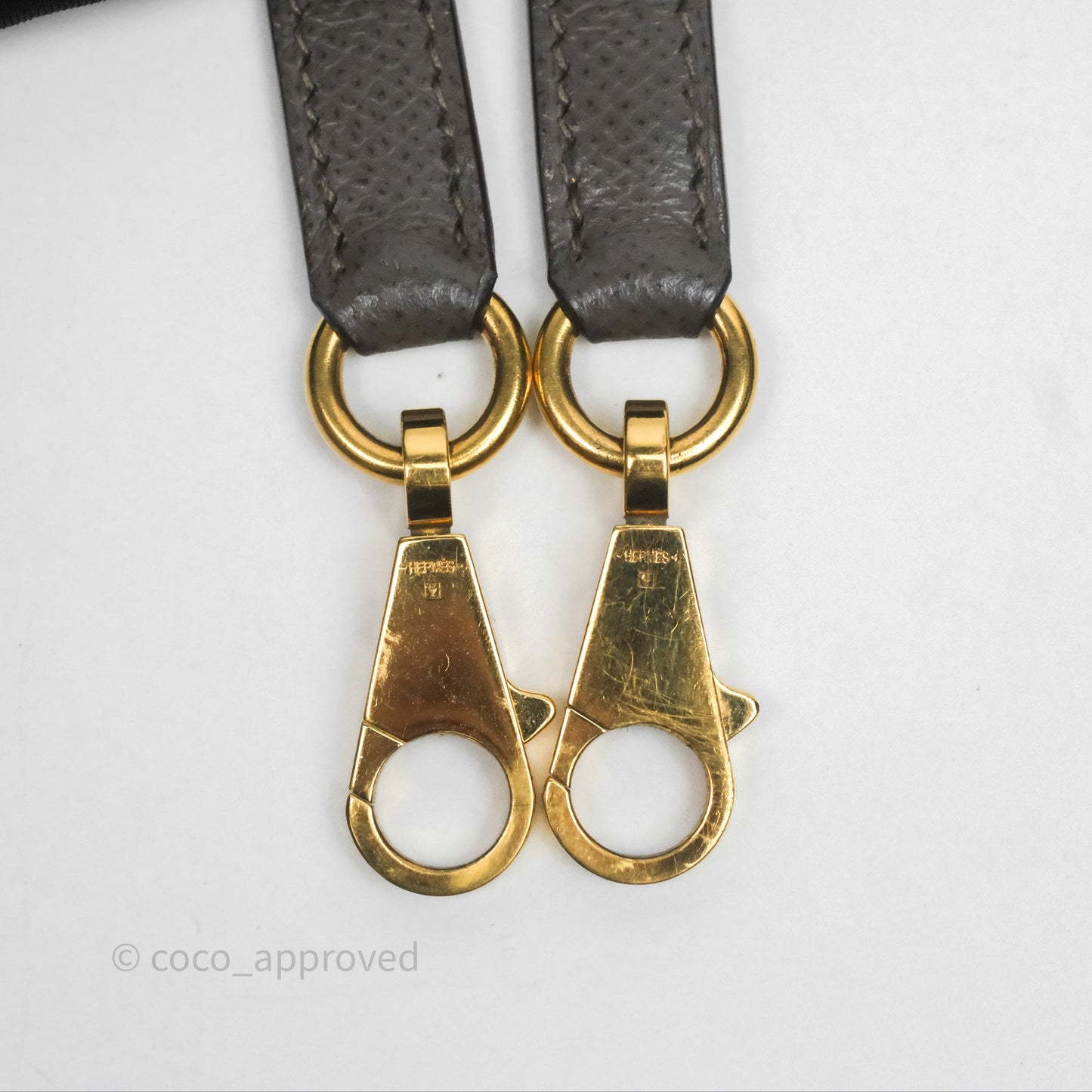 Hermès Bolide 27 Etain 8F Epsom Gold Hardware