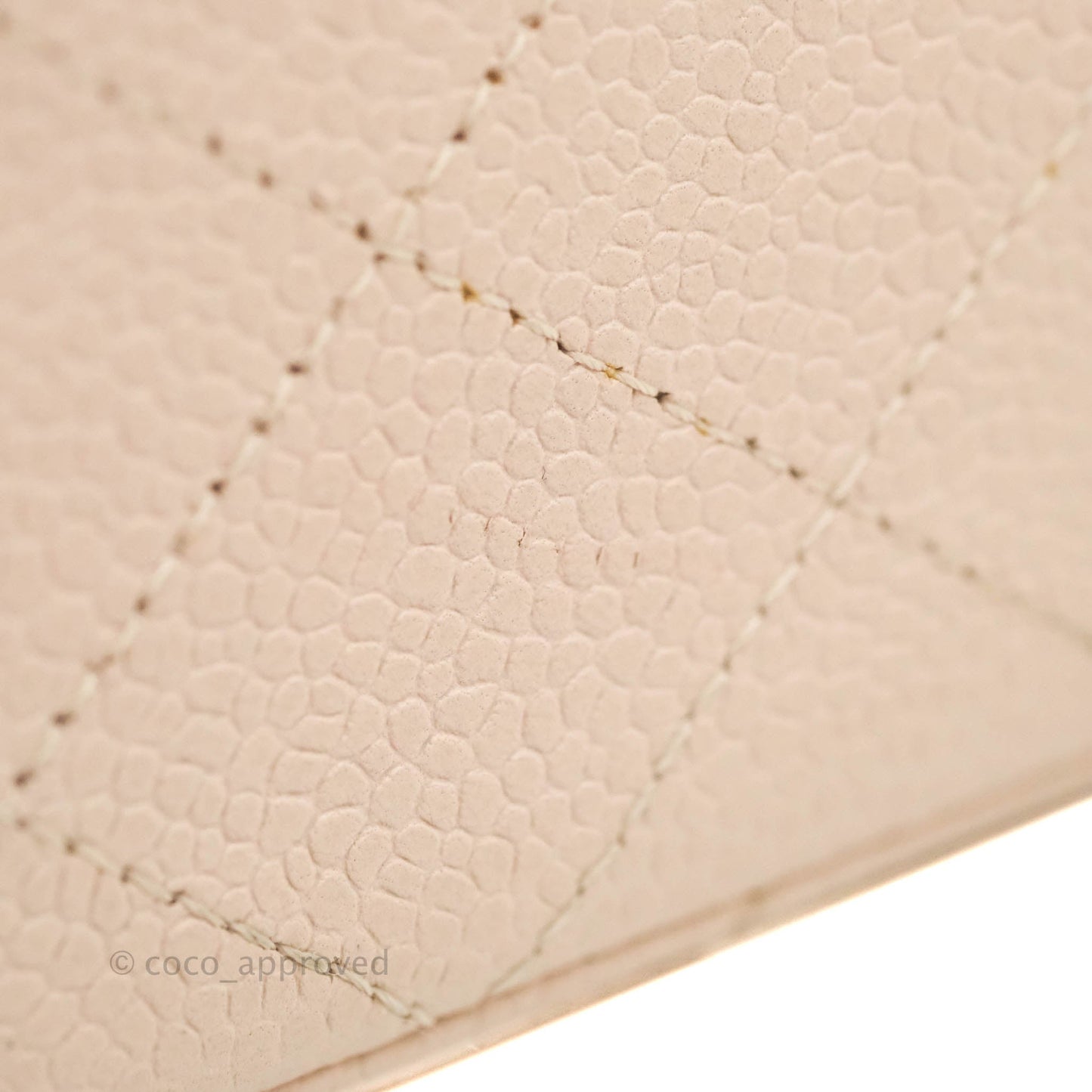 Chanel Classic M/L Medium Flap Quilted Sakura Pink Caviar Silver Hardware