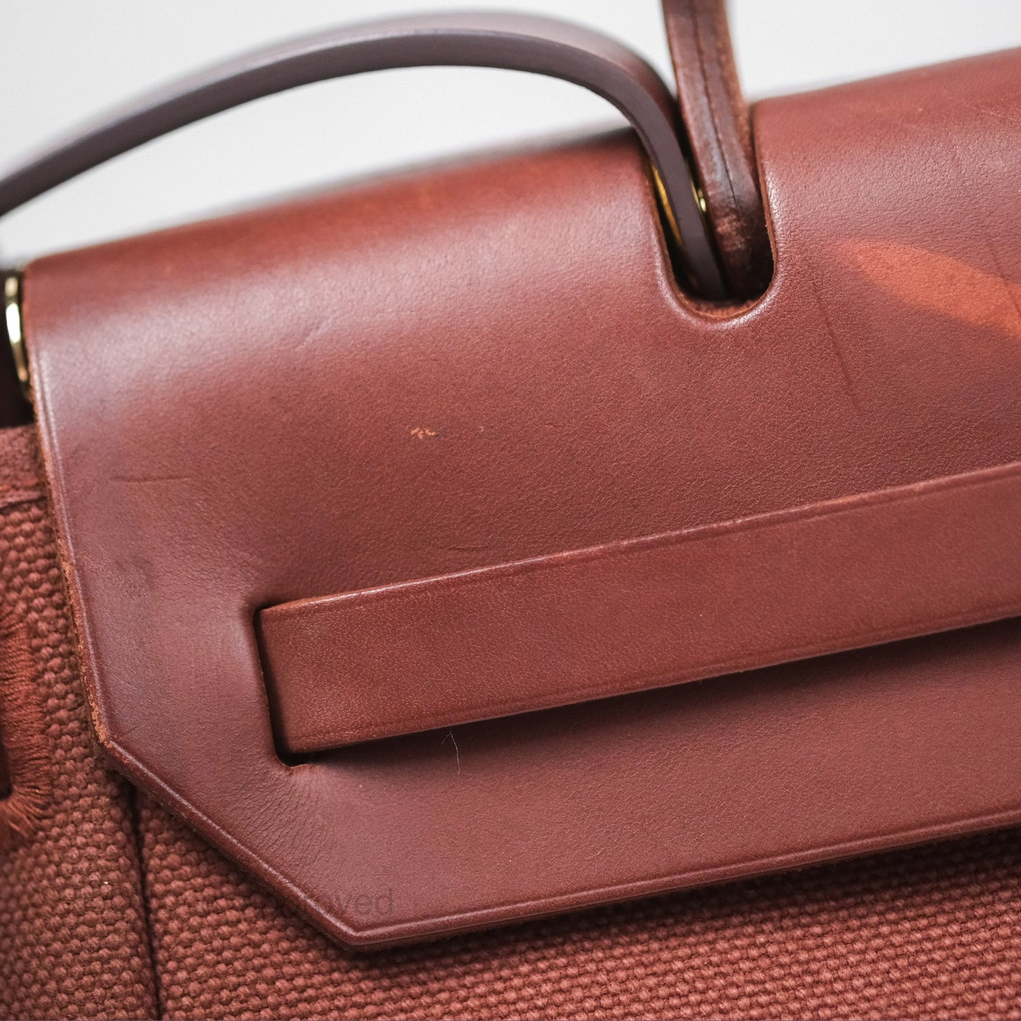 Hermès Herbag Zip 31 Rouge H Gold Hardware