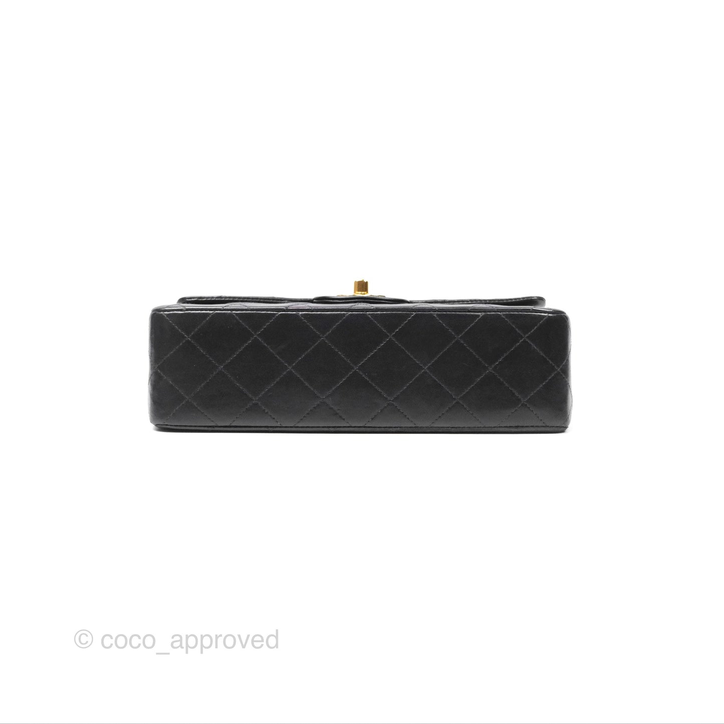 Chanel Classic Vintage Small Flap Black Lambskin 24K Gold Hardware