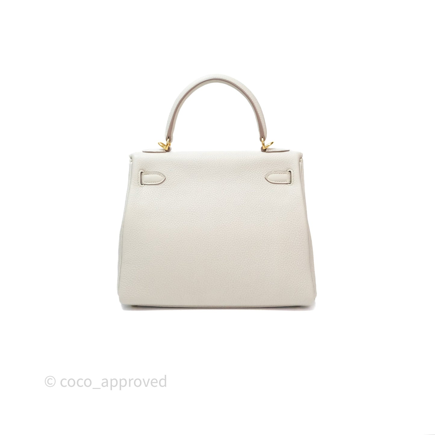 Hermès Retourne Kelly 25 Beton 8L Togo Gold Hardware