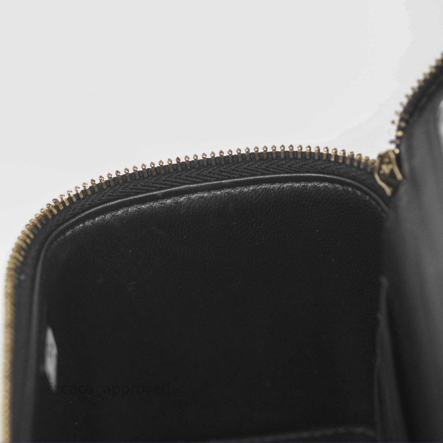 Chanel Vanity Rectangular with Top Handle Black Lambskin Aged Gold Hardware
