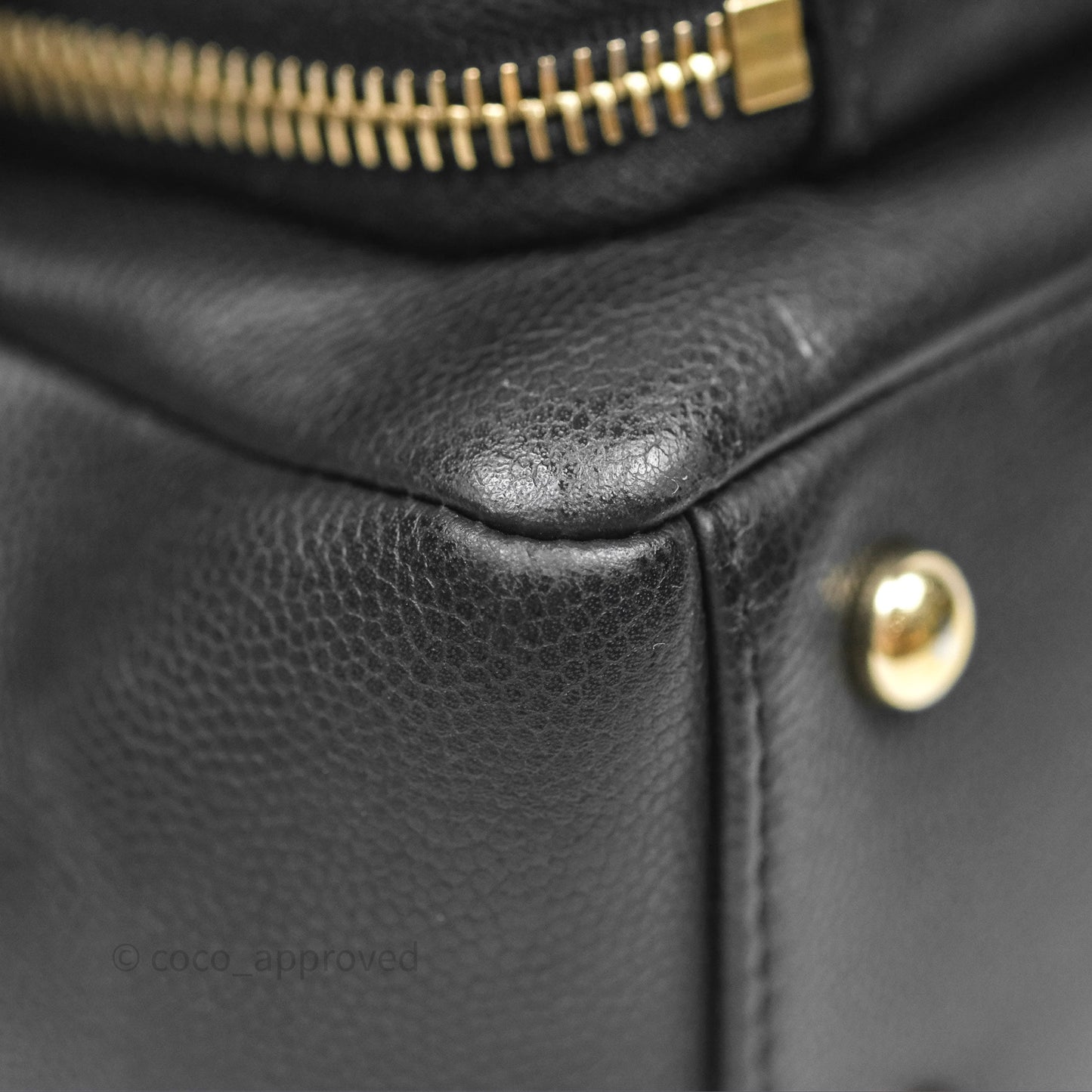 Chanel Quilted Small Business Affinity Flap Black Caviar Gold Hardware