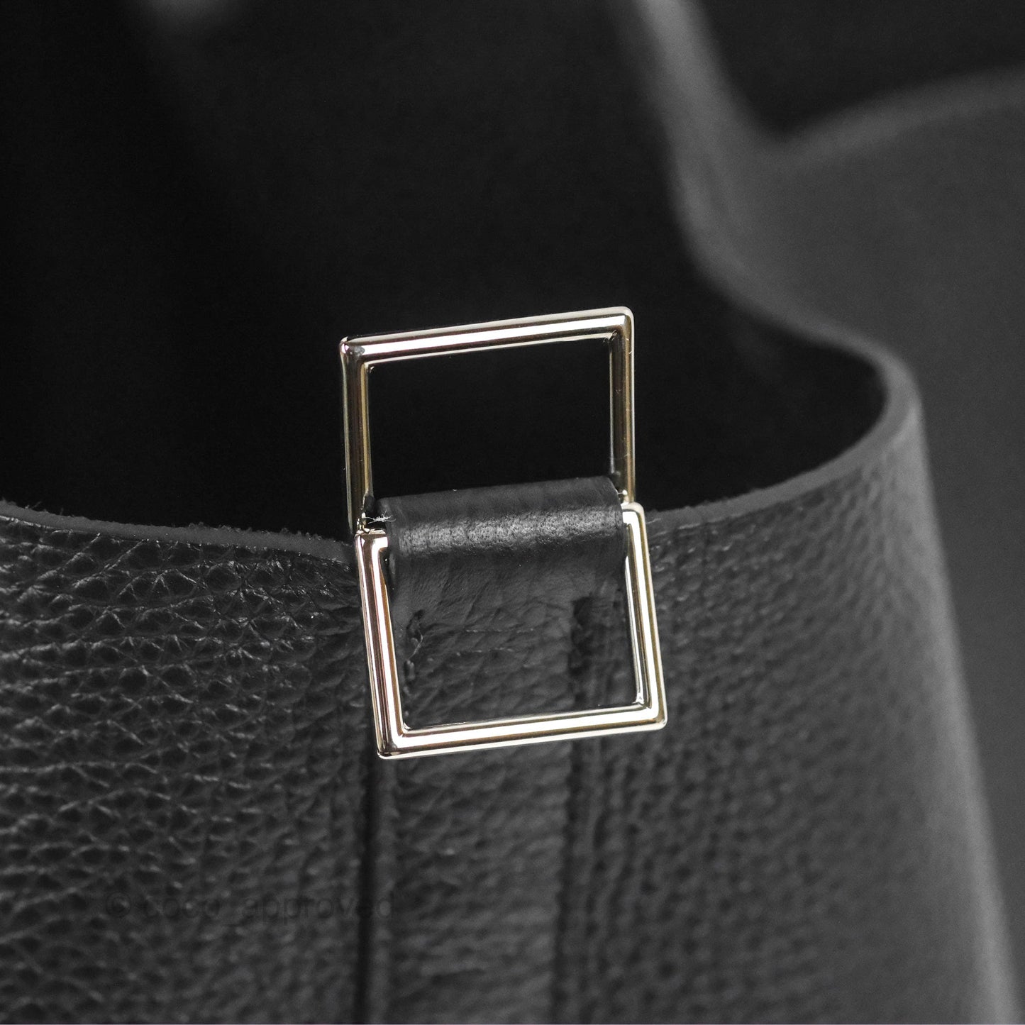 Hermès Picotin TGM 30 Black Clemence Palladium Hardware