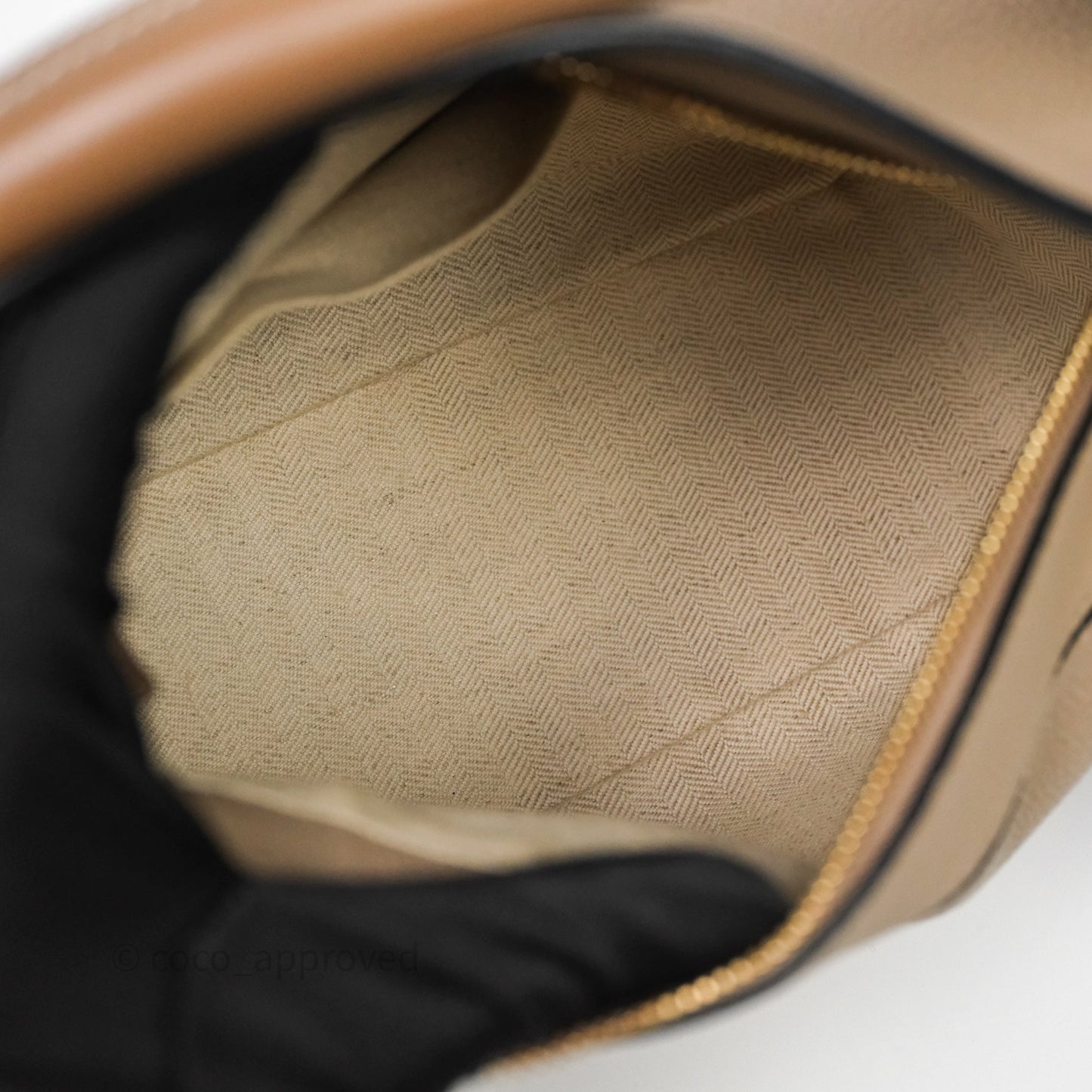 Loewe Small Puzzle Bag Sand Mink Grained Calfskin Gold Hardware