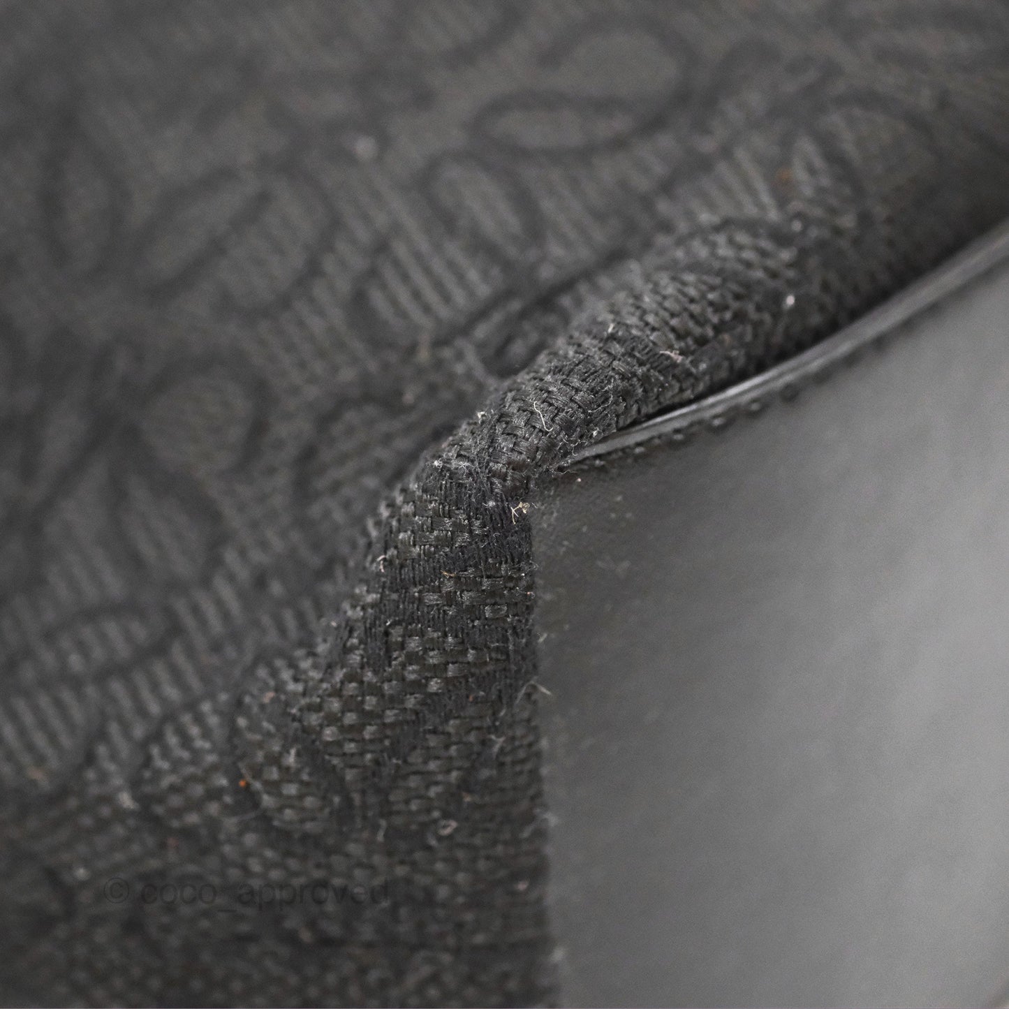 Loewe Small Cubi bag in Anagram Jacquard & Calfskin Black