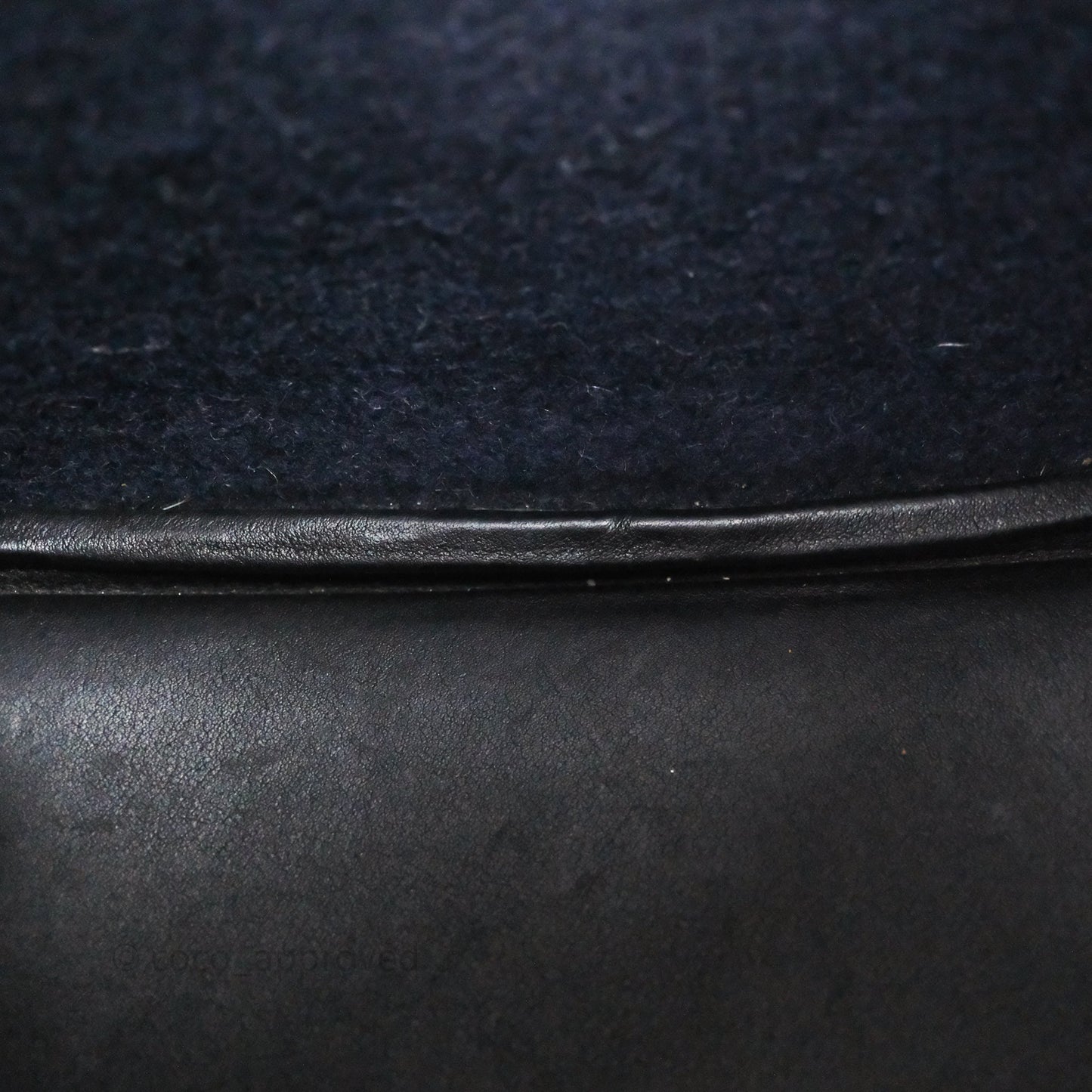 Hermès Picotin 18 Bleu Nuit 2Z / Swift Noir 89 Wool Feutre Swift Palladium Hardware