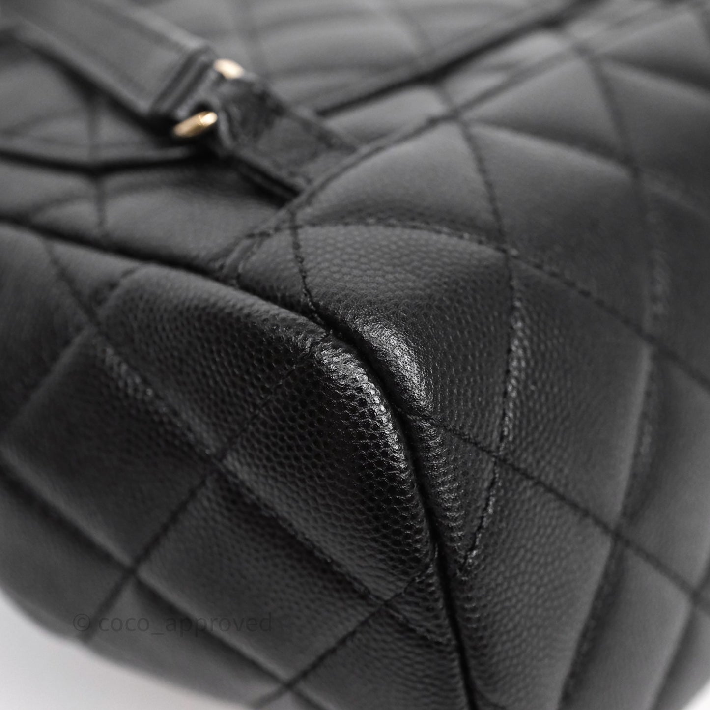 Chanel Urban Spirit Mini Black Caviar Backpack Gold Hardware