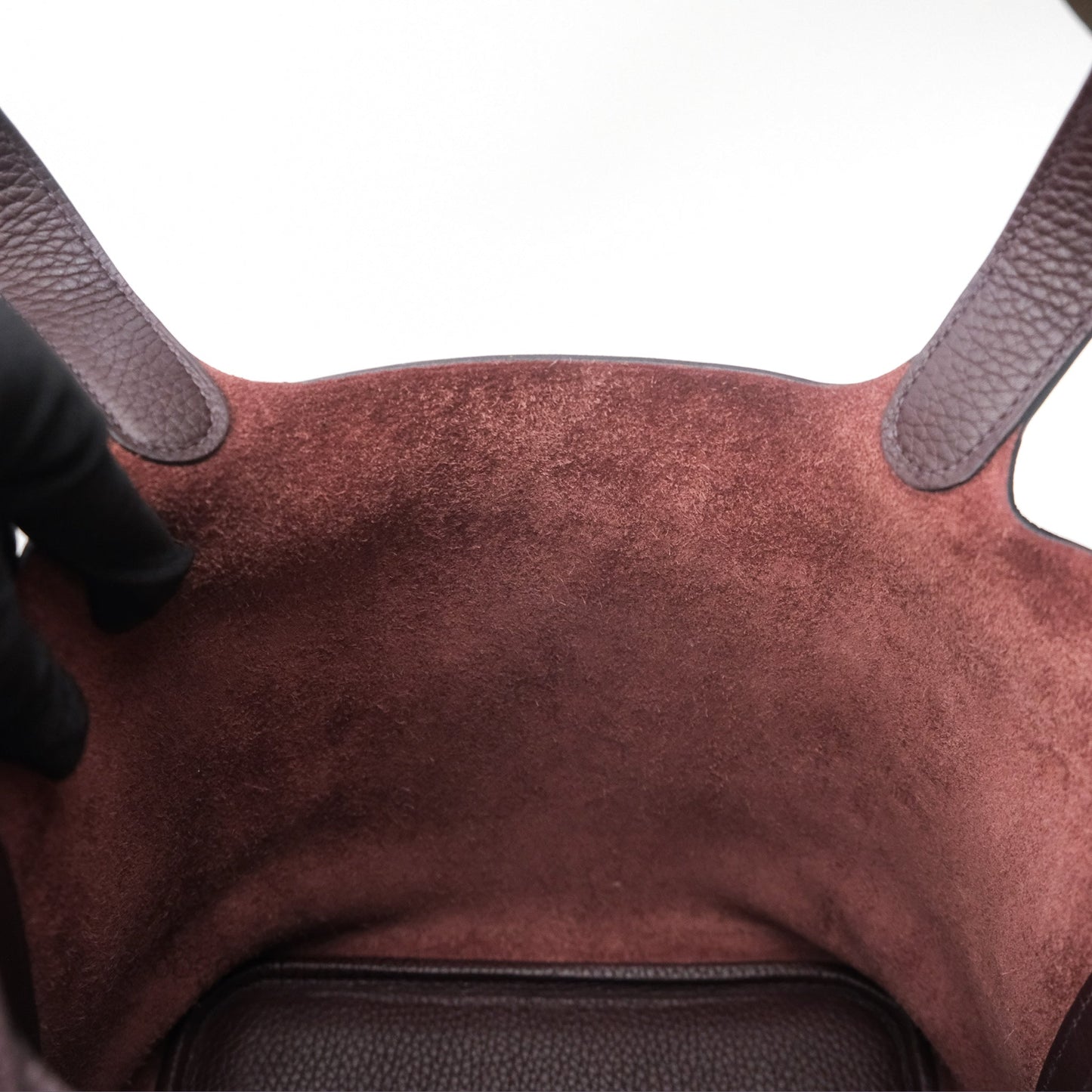 Hermès Picotin 22 Rouge Sellier Palladium Hardware