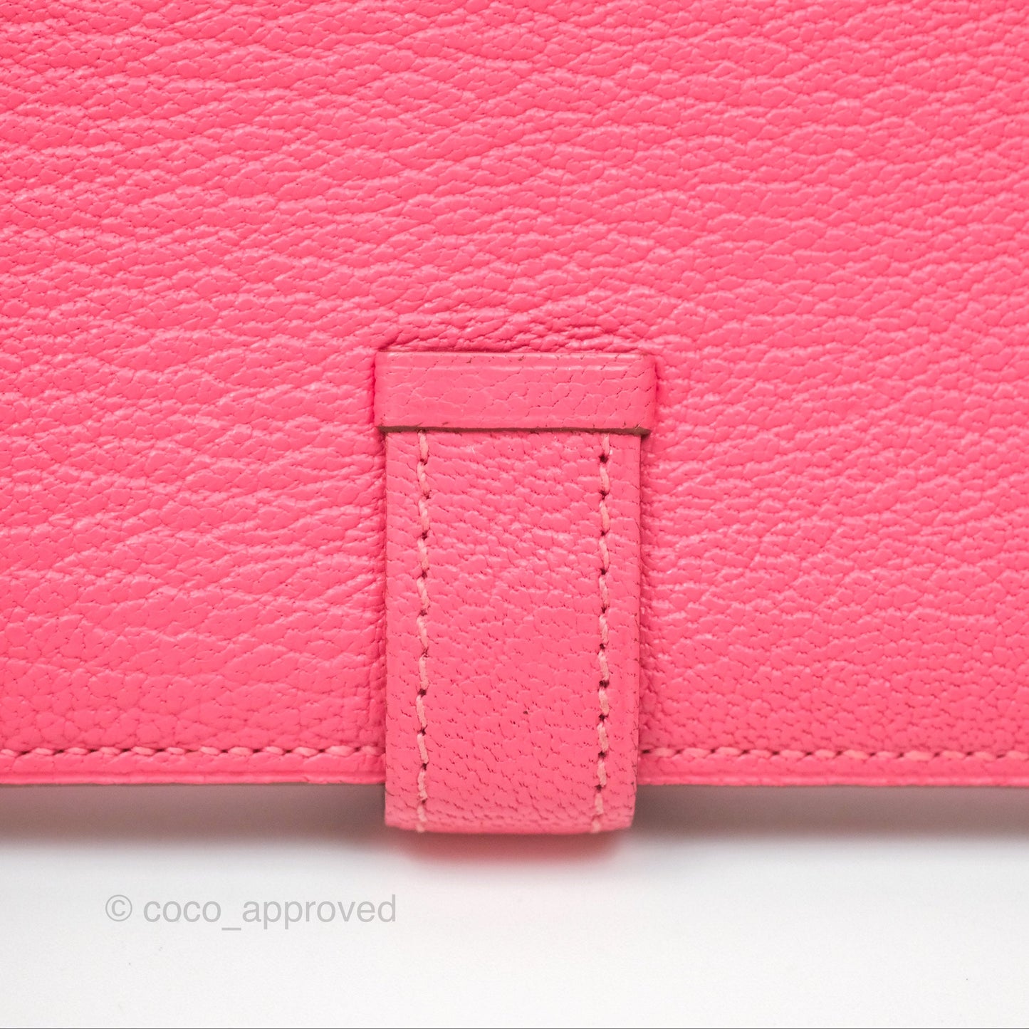 Hermès Bearn Mini Wallet Rose Lipstick U5 Chevre Mysore Palladium Hardware