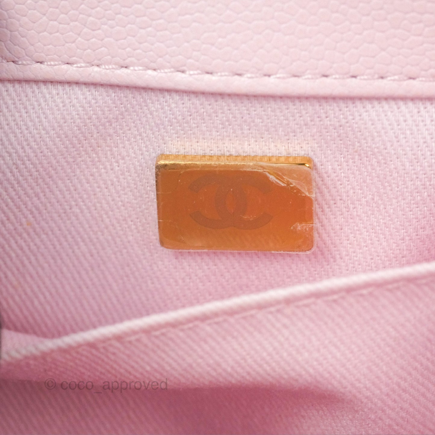 Chanel Quilted Small Business Affinity Flap Pink Caviar Gold Hardware
