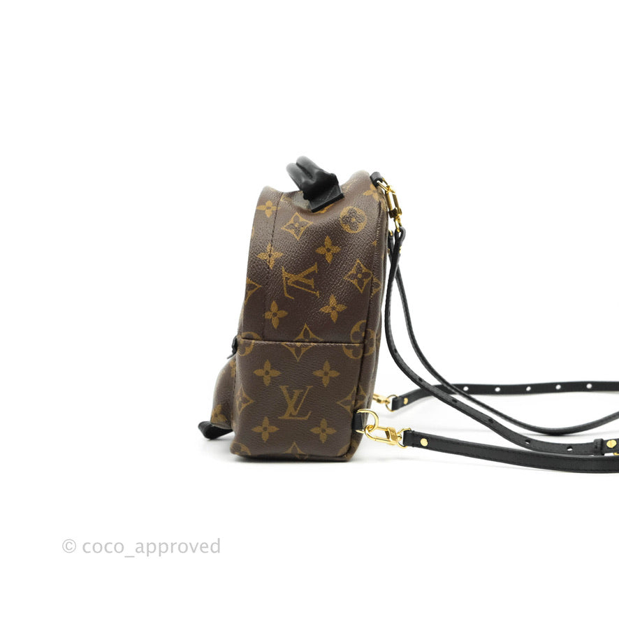 Louis Vuitton Mini Palm Springs Monogram Canvas Backpack⁣