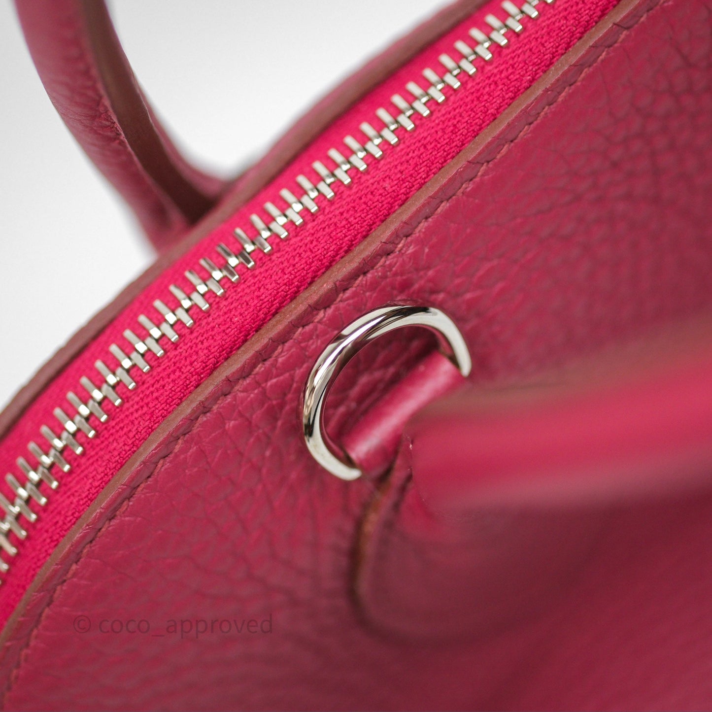 Hermès Bolide 1923 31 Rubis B5 Clemence Palladium Hardware