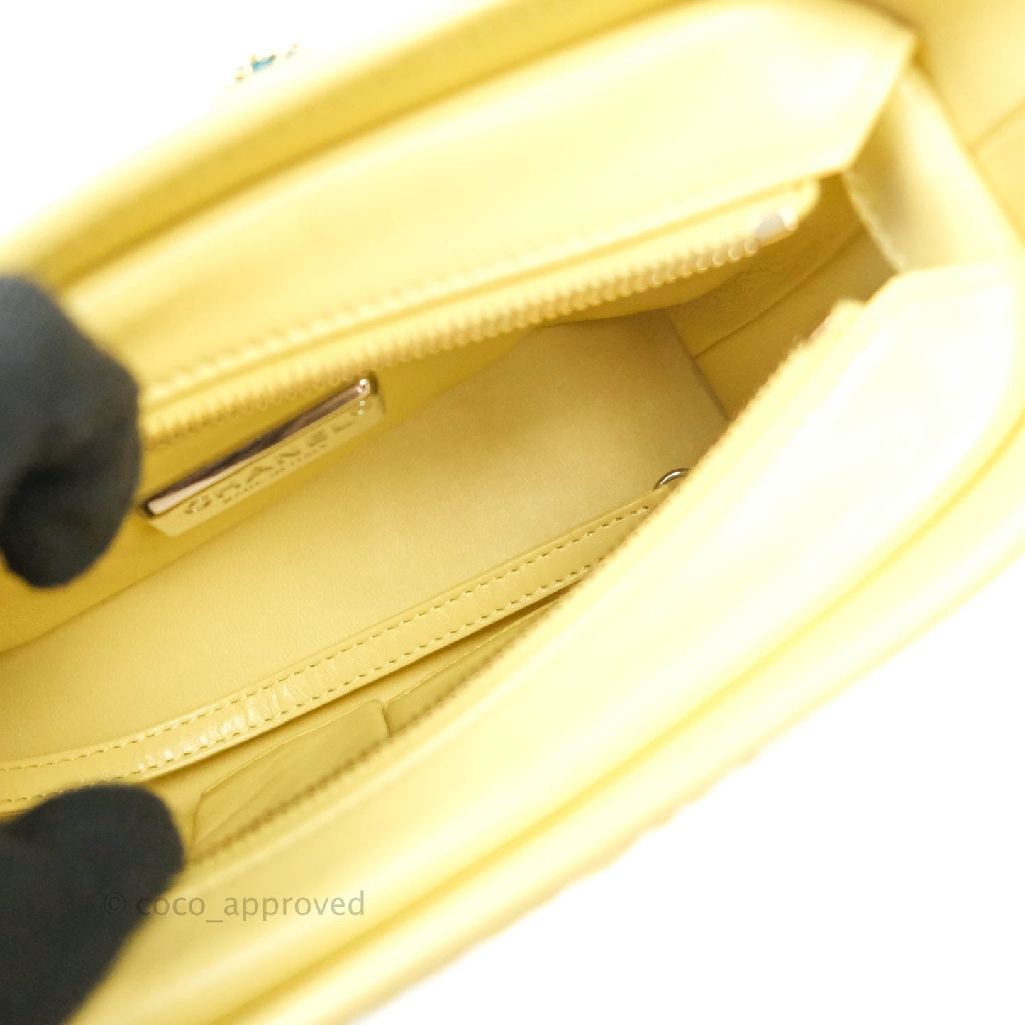 Chanel Small Gabrielle Hobo Yellow Python Mixed Hardware