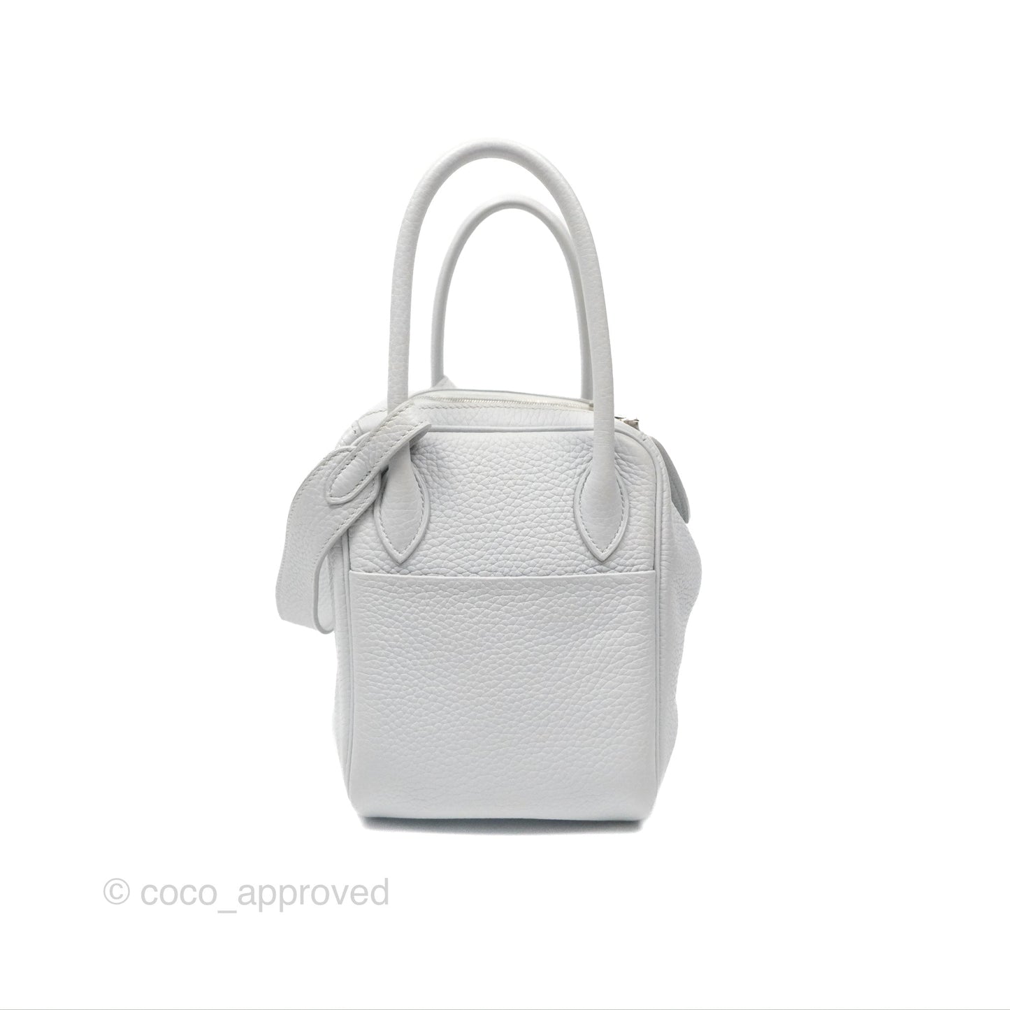 Hermès Lindy 26 Blue Glacier 8U Taurillon Clemence Palladium Hardware