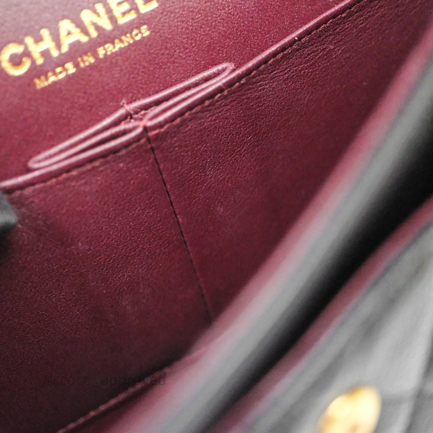 Chanel Classic M/L Medium Flap Quilted Black Caviar Gold Hardware
