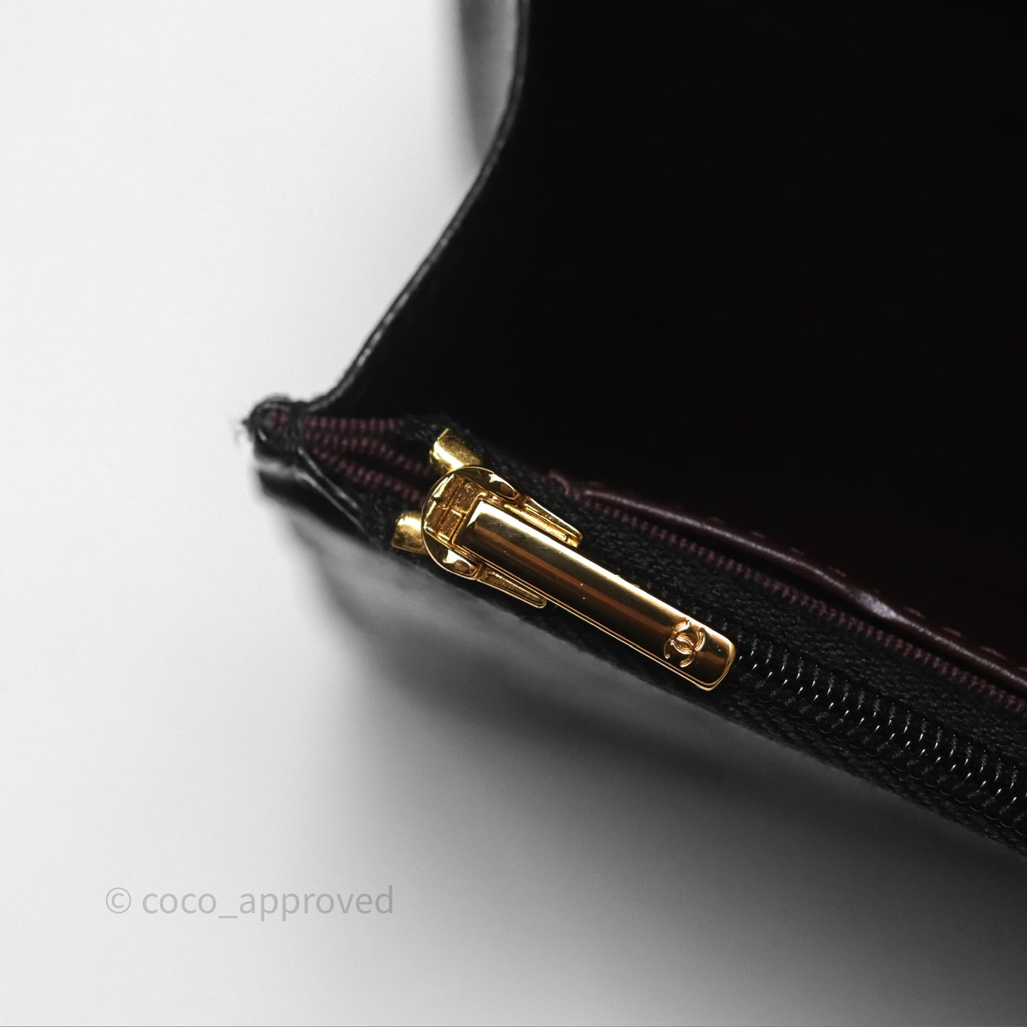 Chanel Quilted WOC Black Caviar Gold Hardware
