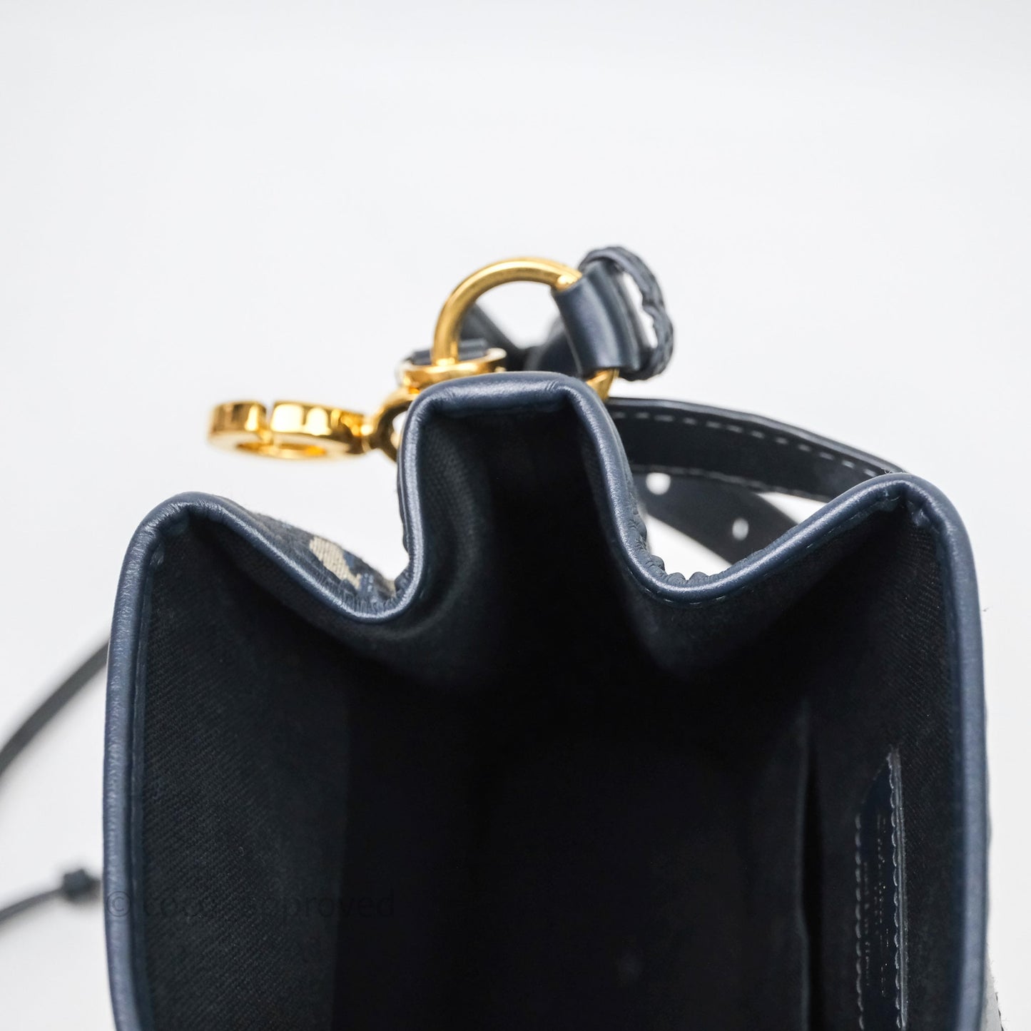 Christian Dior Medium O C'est Dior Bucket Bag Blue Dior Oblique Jacquard