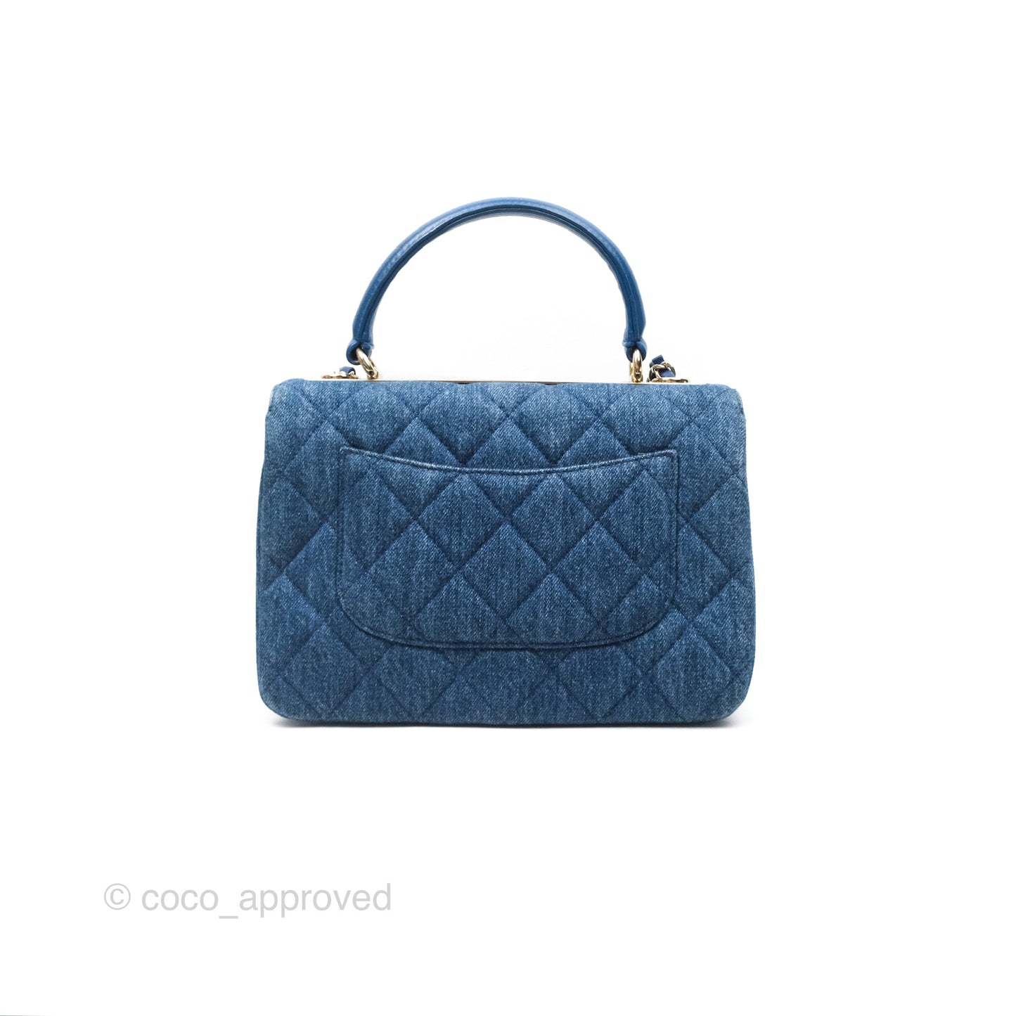 Chanel Small Trendy CC Denim Gold Hardware
