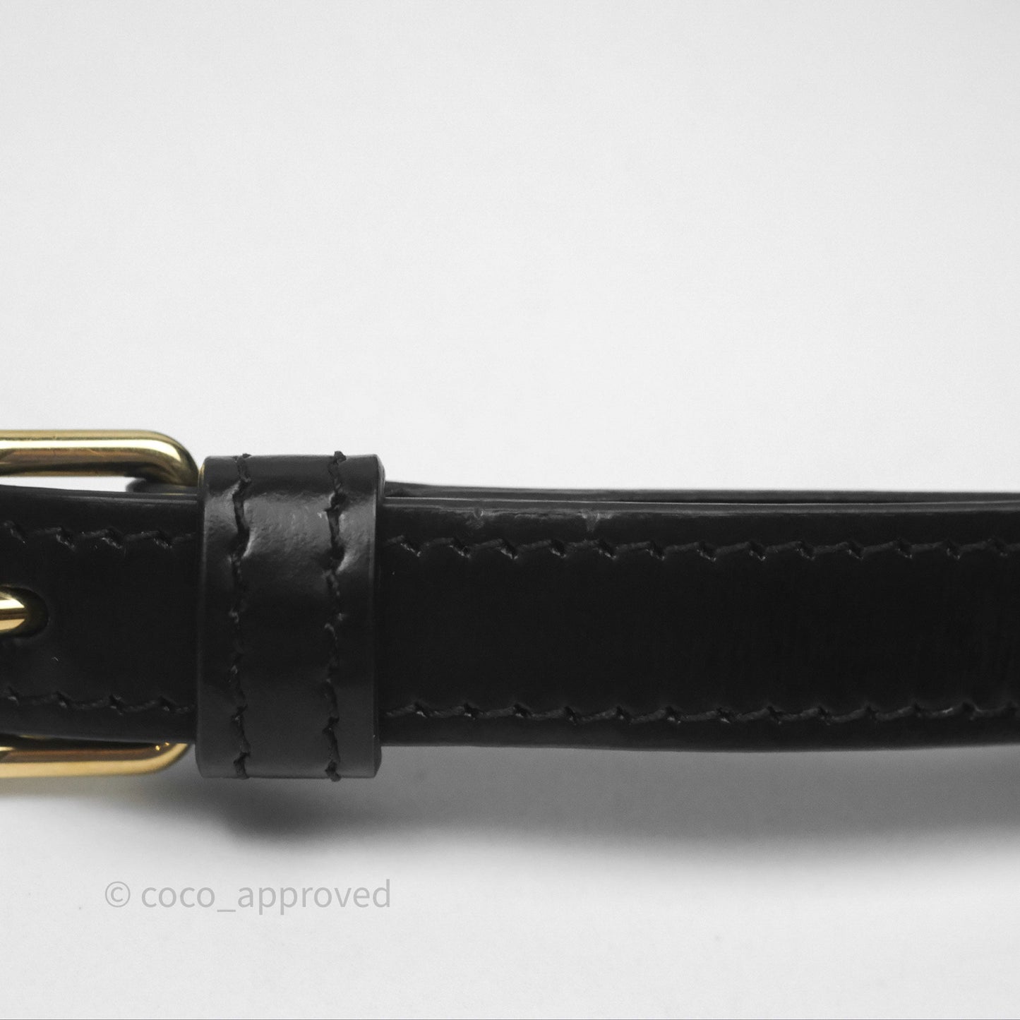 Celine Triomphe Shoulder Bag Black Calfskin