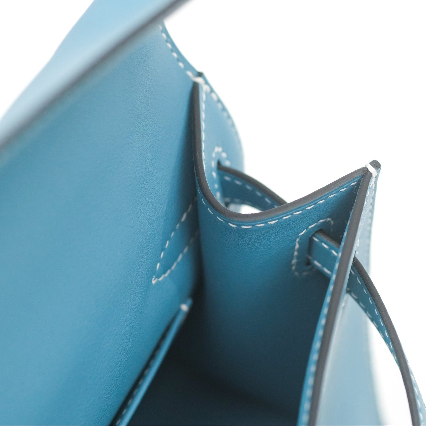 Hermès Kelly Mini Pochette Bleu Jean Swift Gold Hardware
