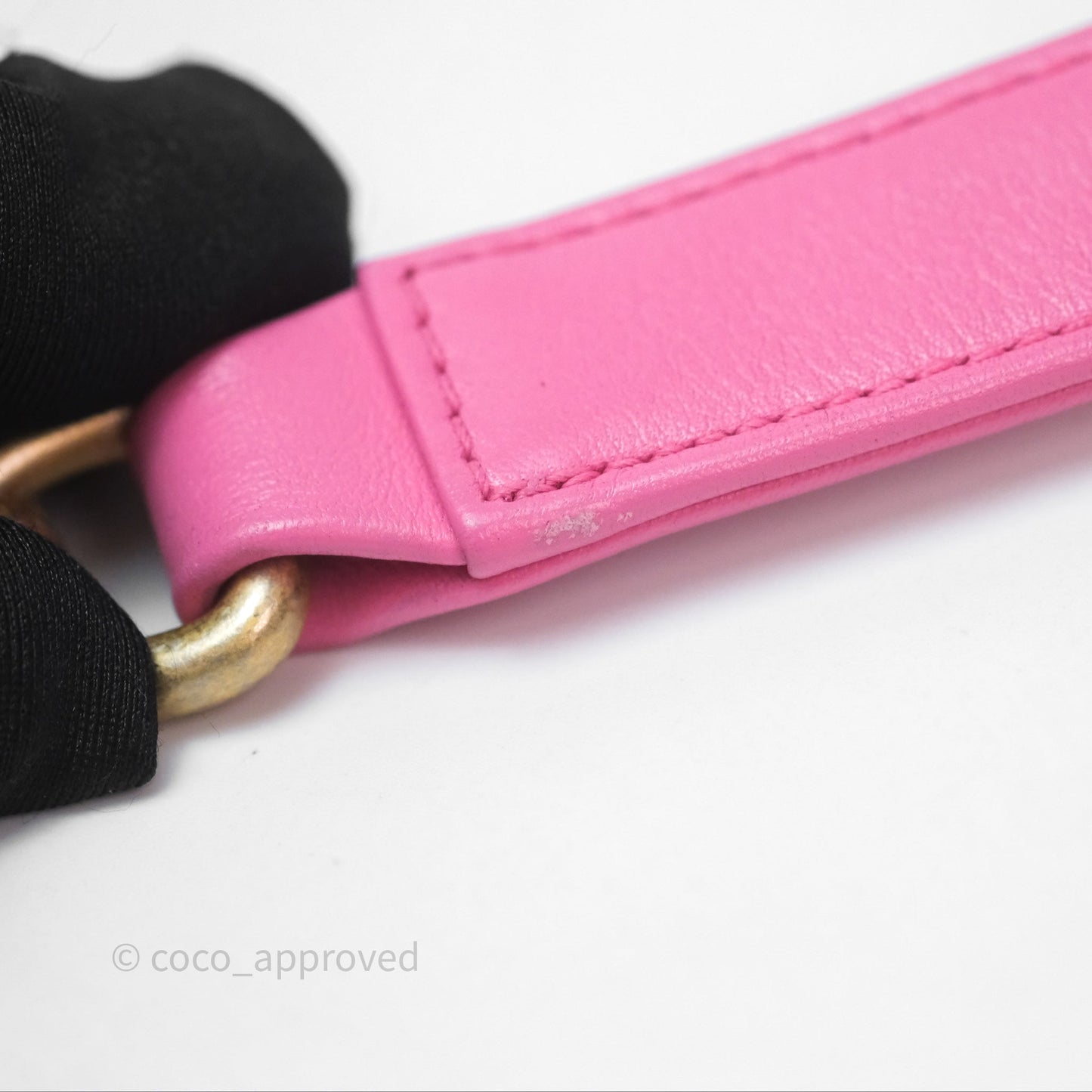 Chanel Small Boy Pink Calfskin Aged Gold Hardware