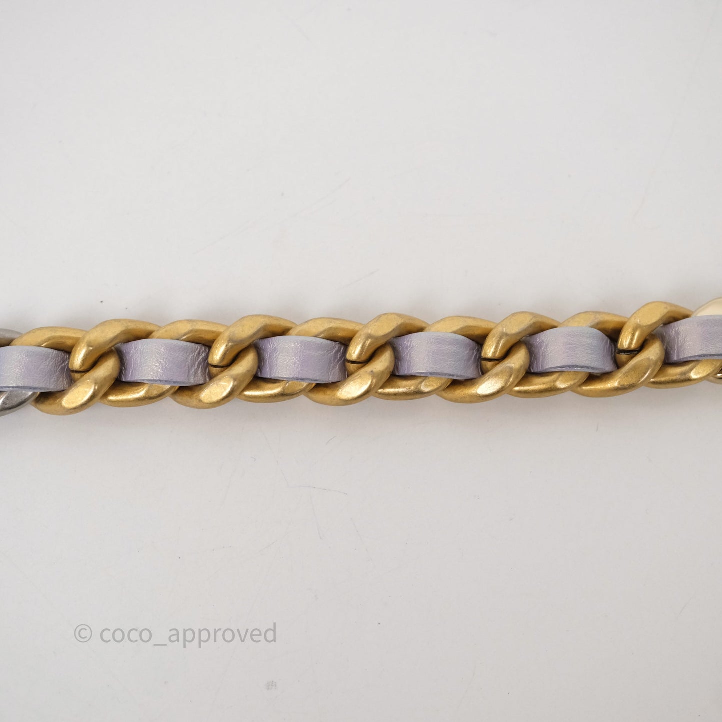Chanel 19 Small Iridescent Purple Mixed Hardware
