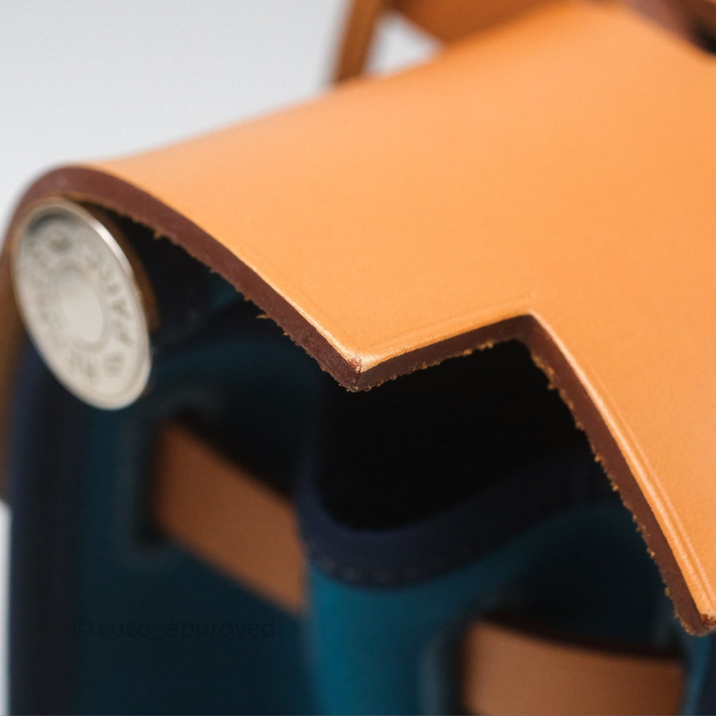 Hermès Herbag Zip 31 Vache Hunter Bleu Izmir 7W/ Bleu de Malte 7L Palladium Hardware