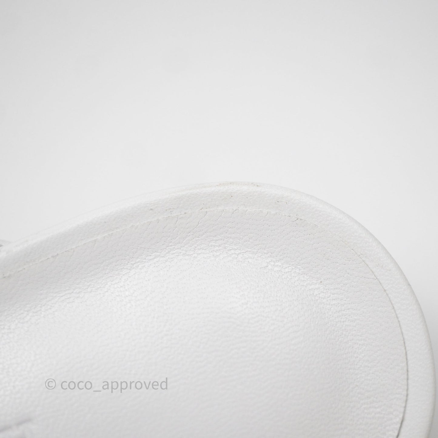 Hermès Oz Velvet Mules White Calfskin Gold Hardware Size 36.5
