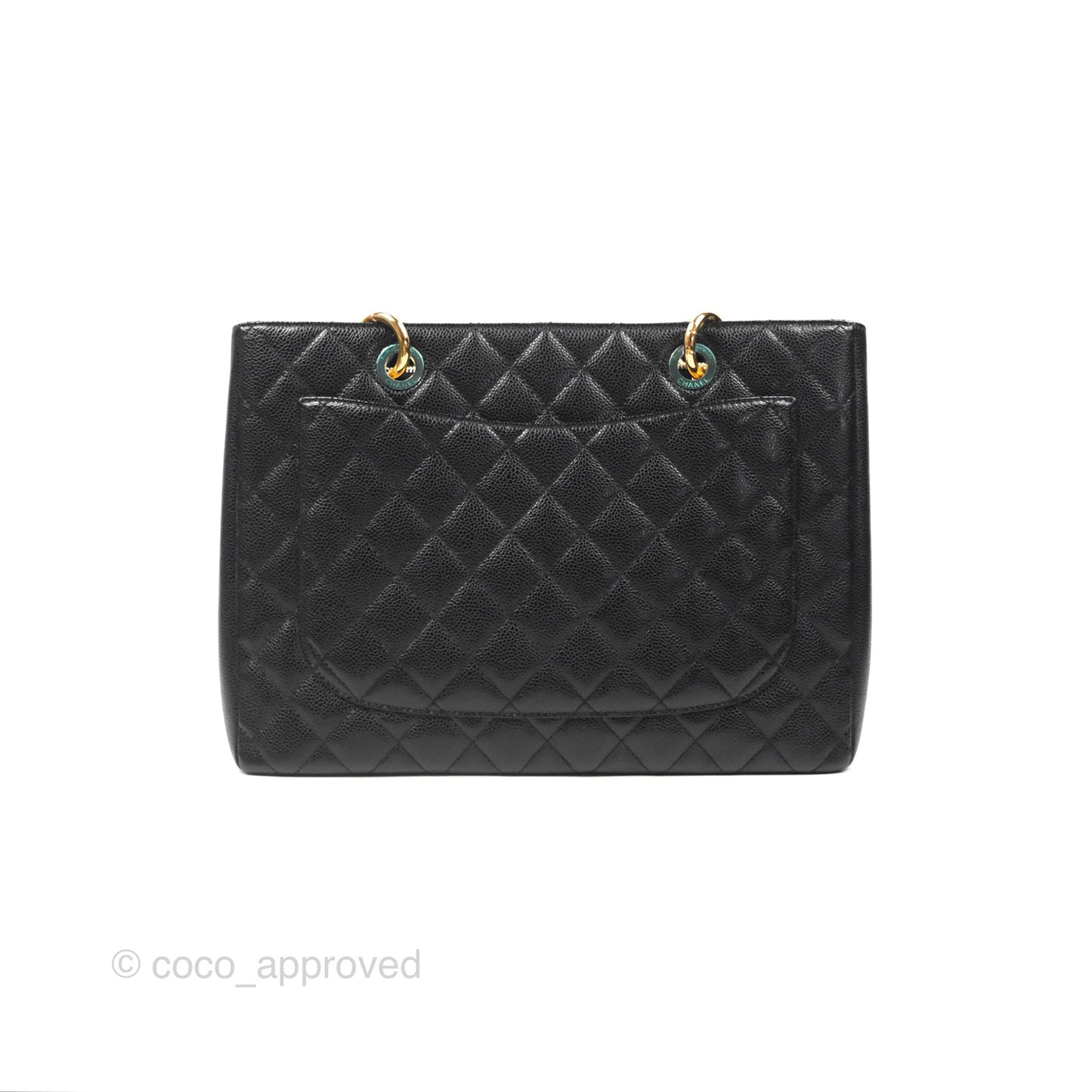 Chanel GST Black Caviar Gold Hardware