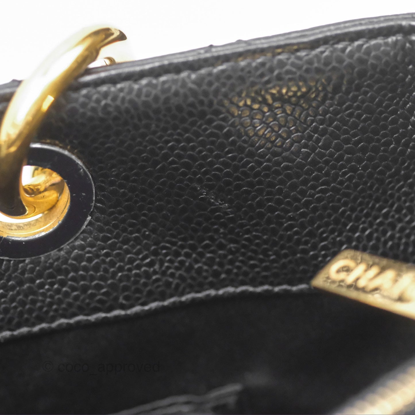 Chanel GST Black Caviar Gold Hardware