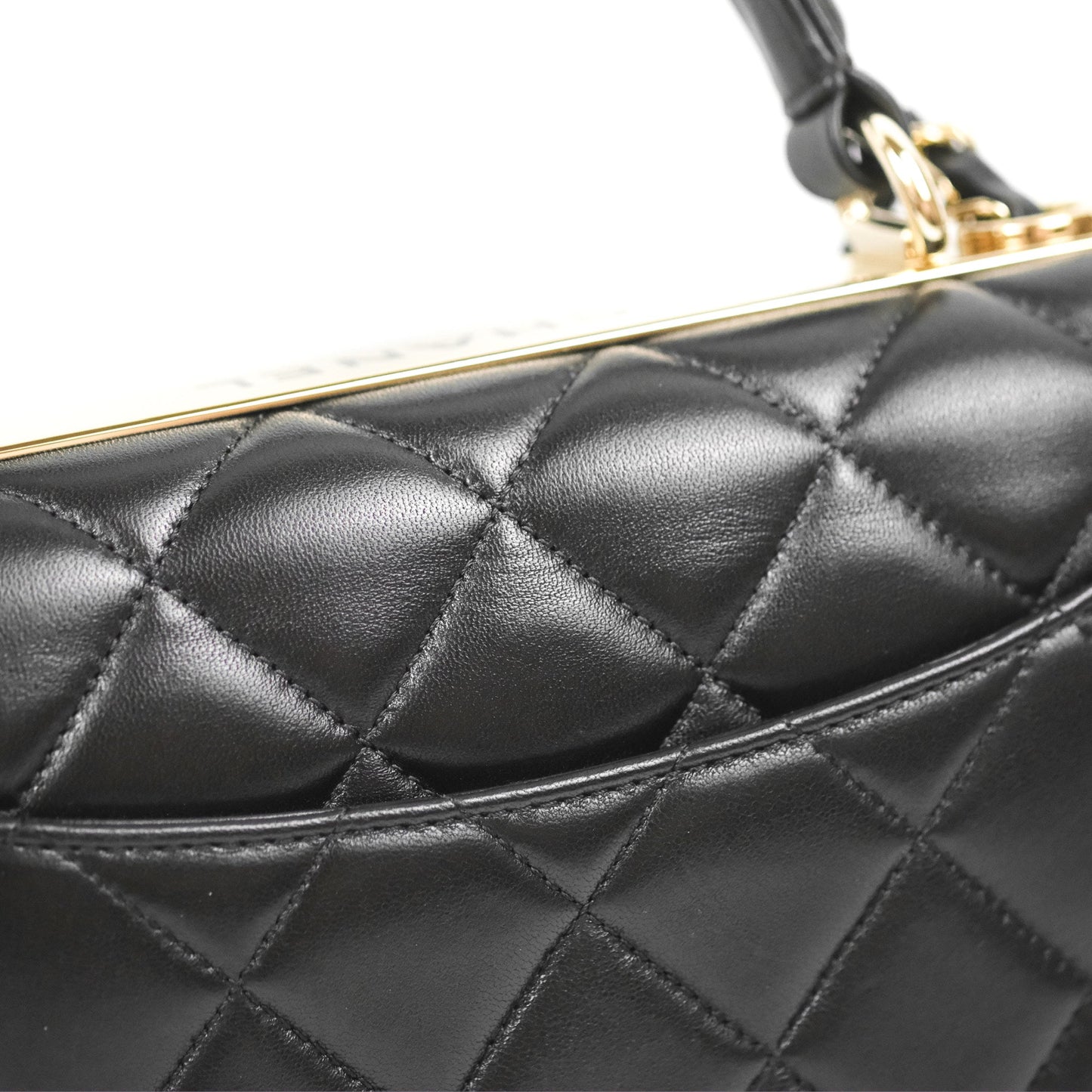 Chanel Trendy CC Small Black Lambskin Gold Hardware
